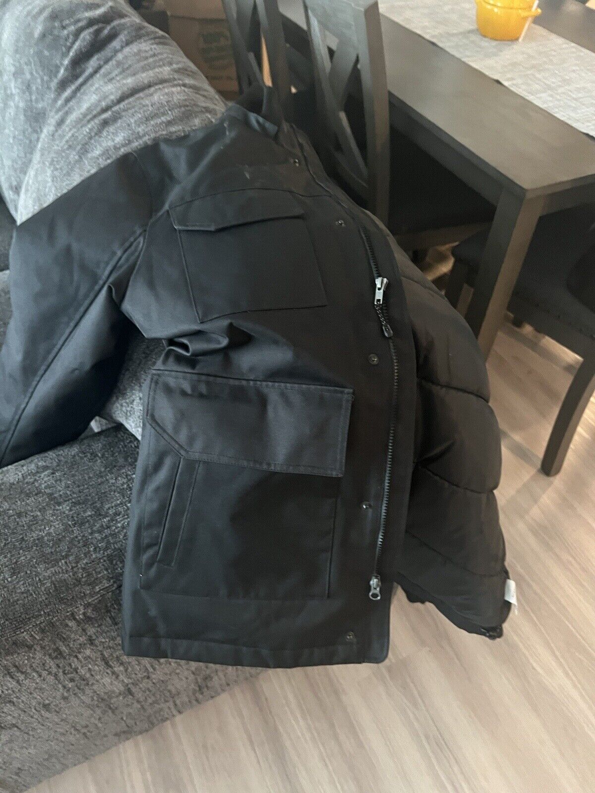 Swiss Tech Men's Coat Size M (38 - 40) Black Heavy
