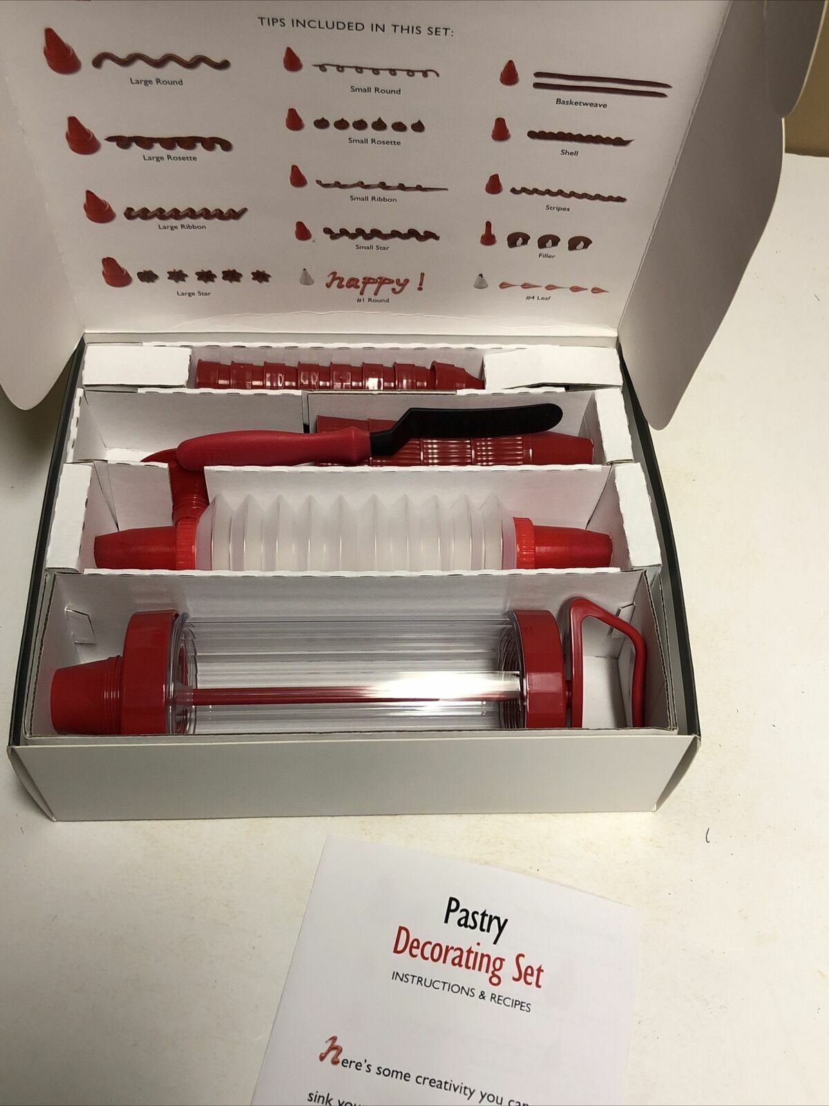 Kuhn Rikon Pastry Decorating Set and Accessories Switzerland New