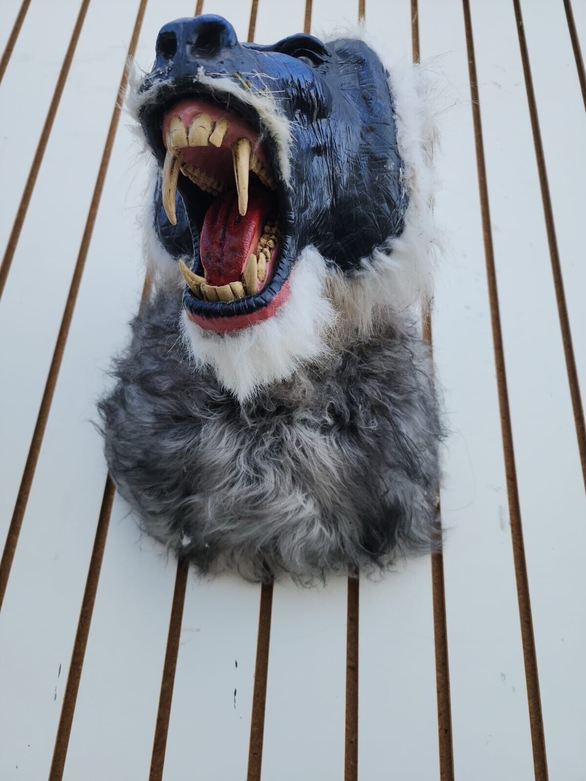 FH149-Reproduction Drill Baboon Shoulder Mount Taxidermy- FH38