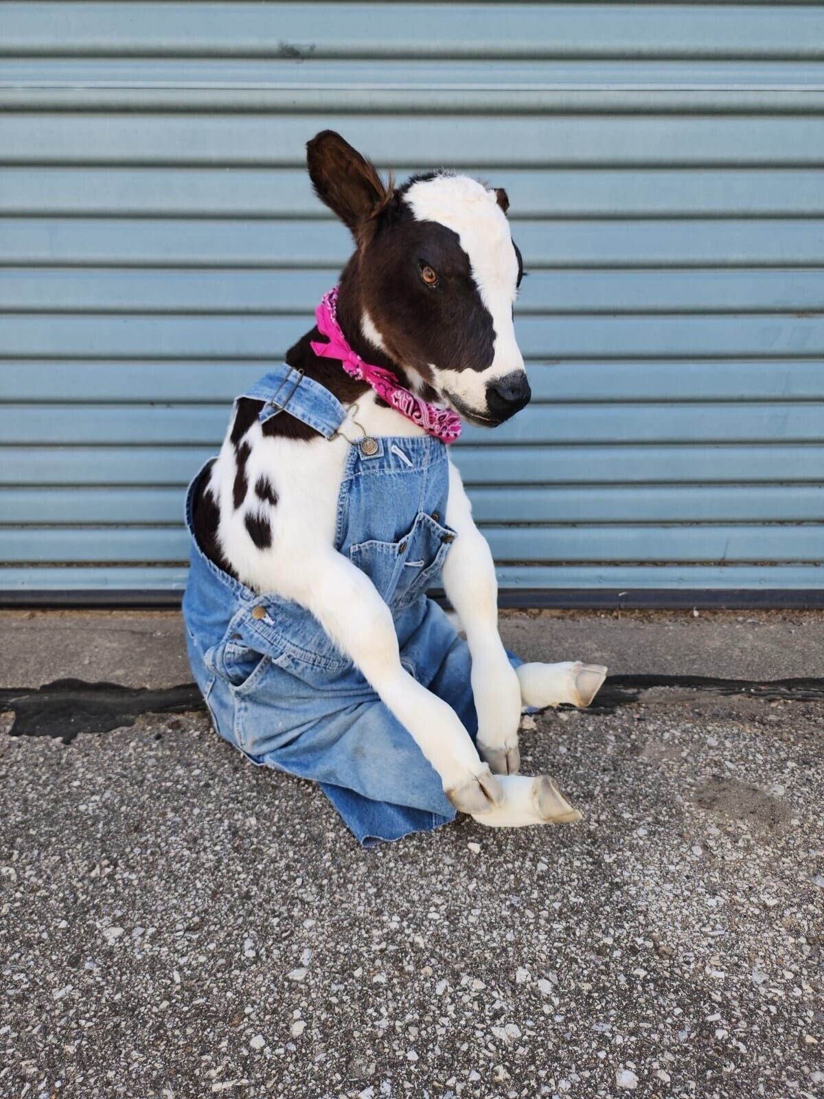 FH142-Baby Calf Taxidermy Mount