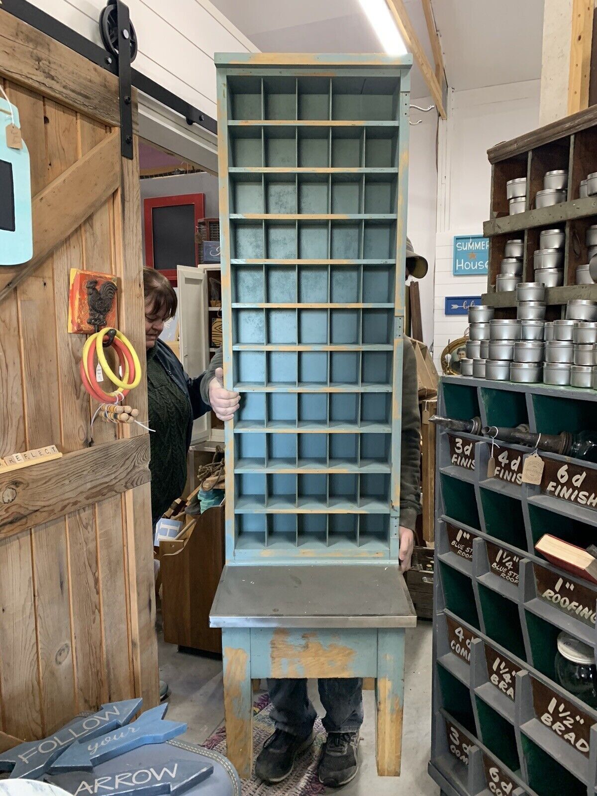 Vintage Official Post Office Mail Sorter Antique 1963