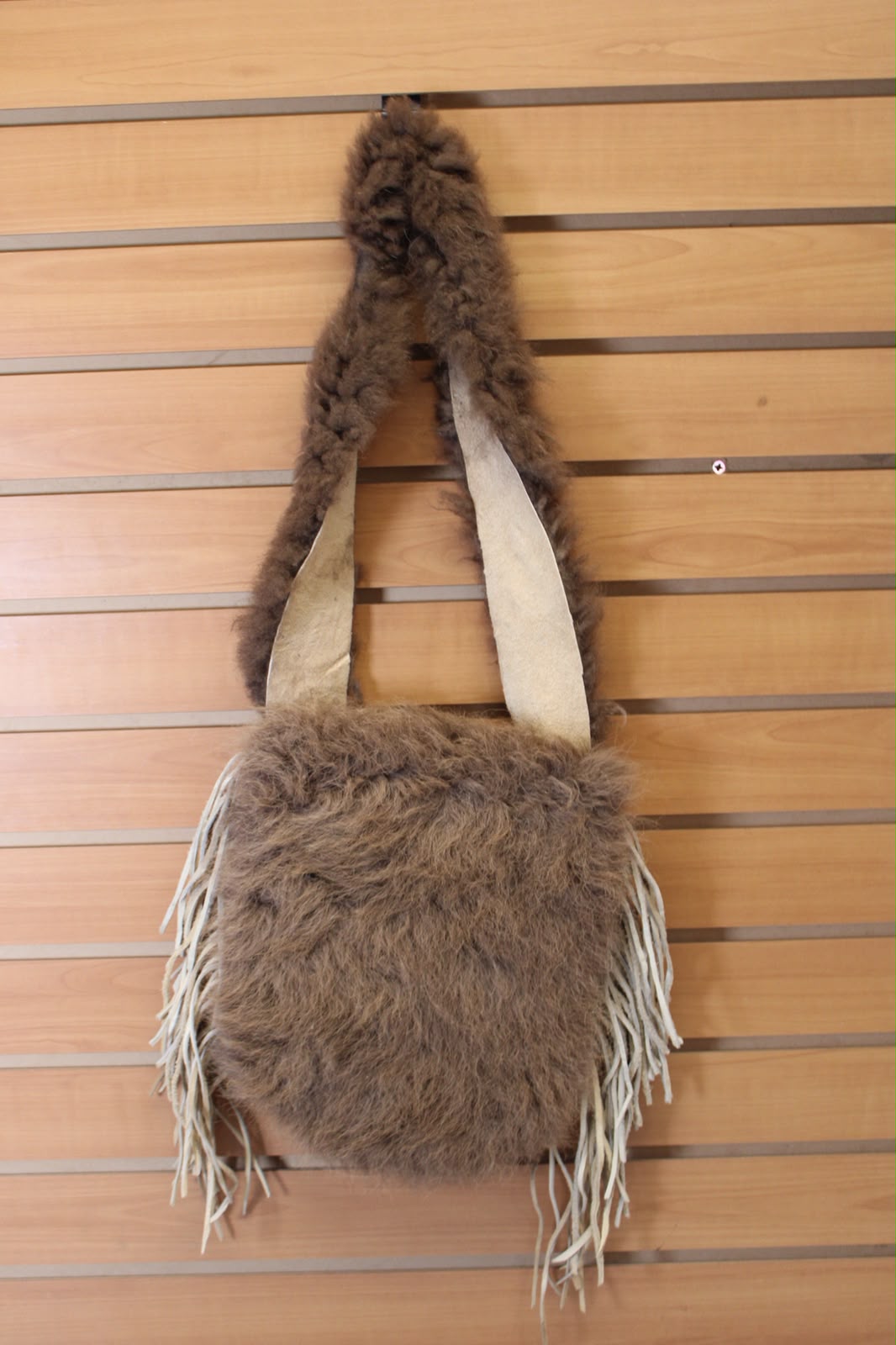 FHHB36 - Bison Buffalo fur real handbag Made in the US