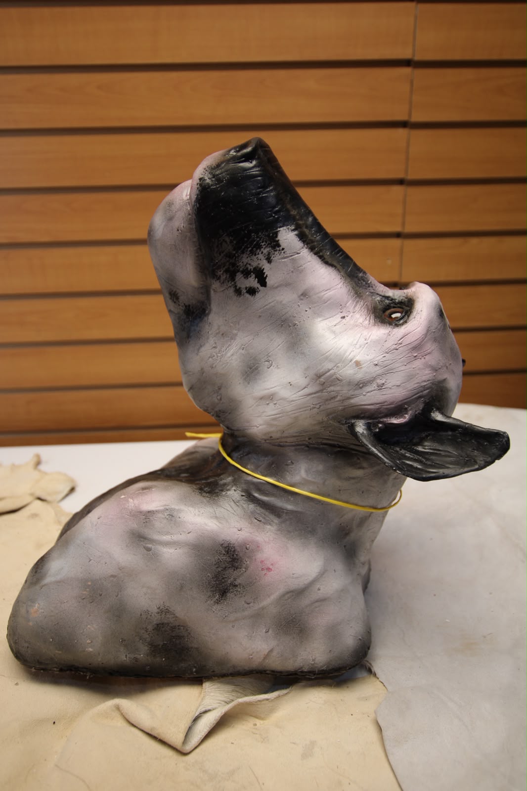 FHBB07 - reproduction Artisanal Taxidermy Dog Specimen