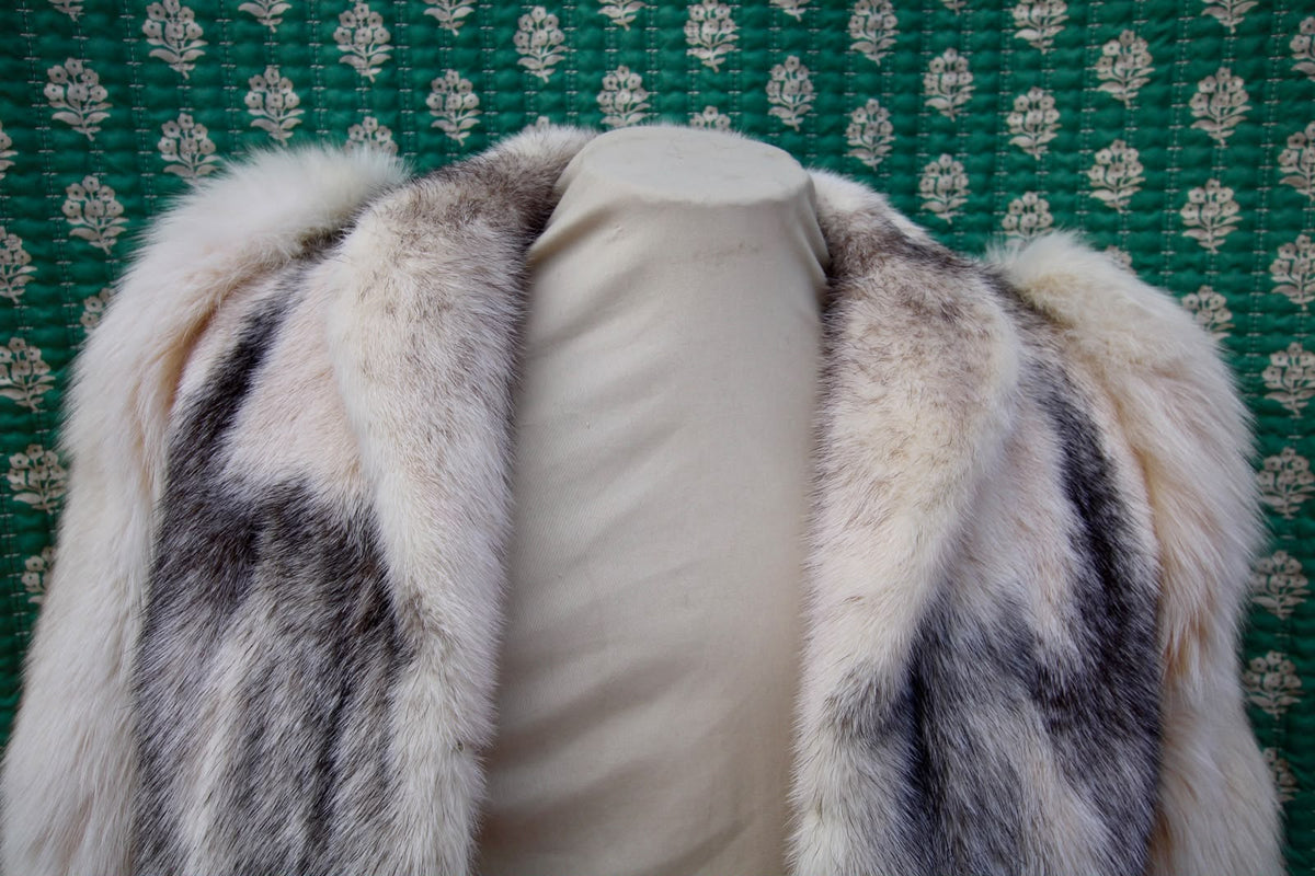 FHFC01 - real fur mink and Fox coat
