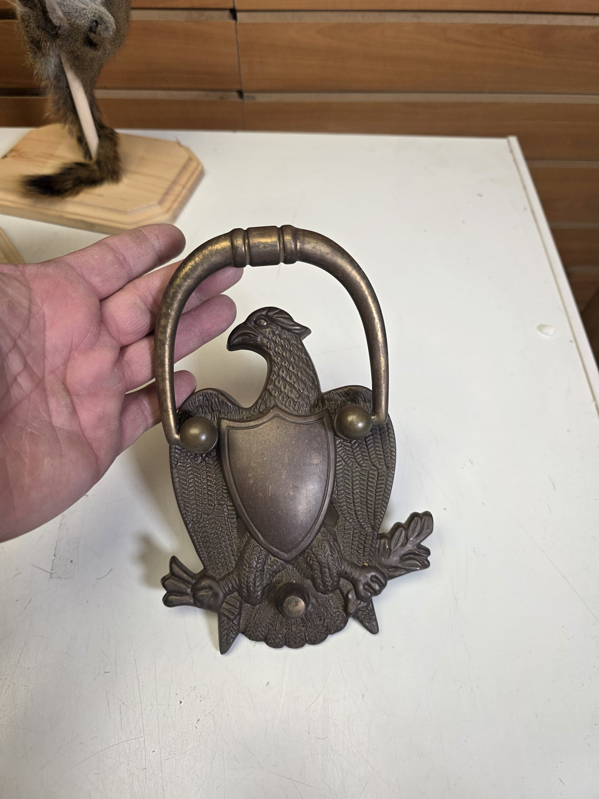 Fhsp109 - Brass Eagle Door Knocker
