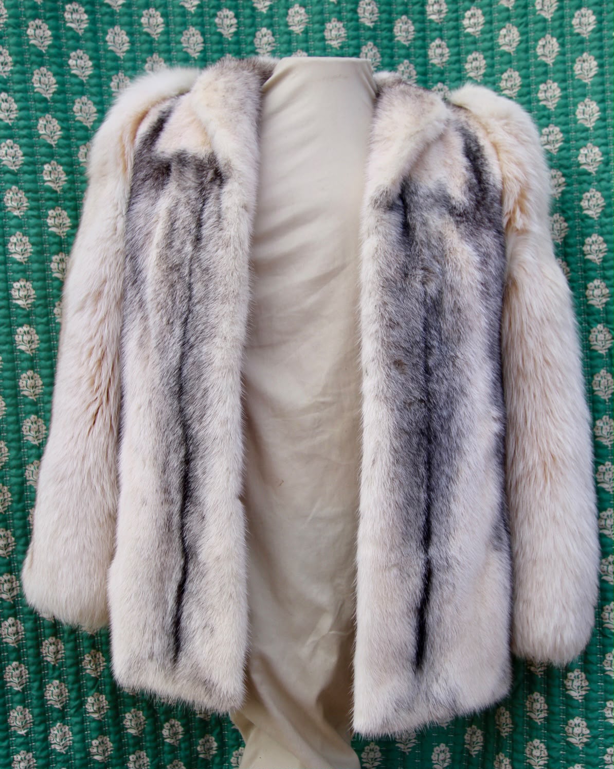 FHFC01 - real fur mink and Fox coat