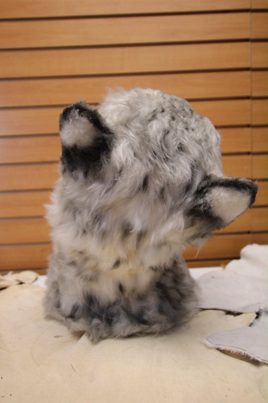 FHRBC07 -reproduction Taxidermy Siberian Gray Wolf Head Mount with Open Mouth