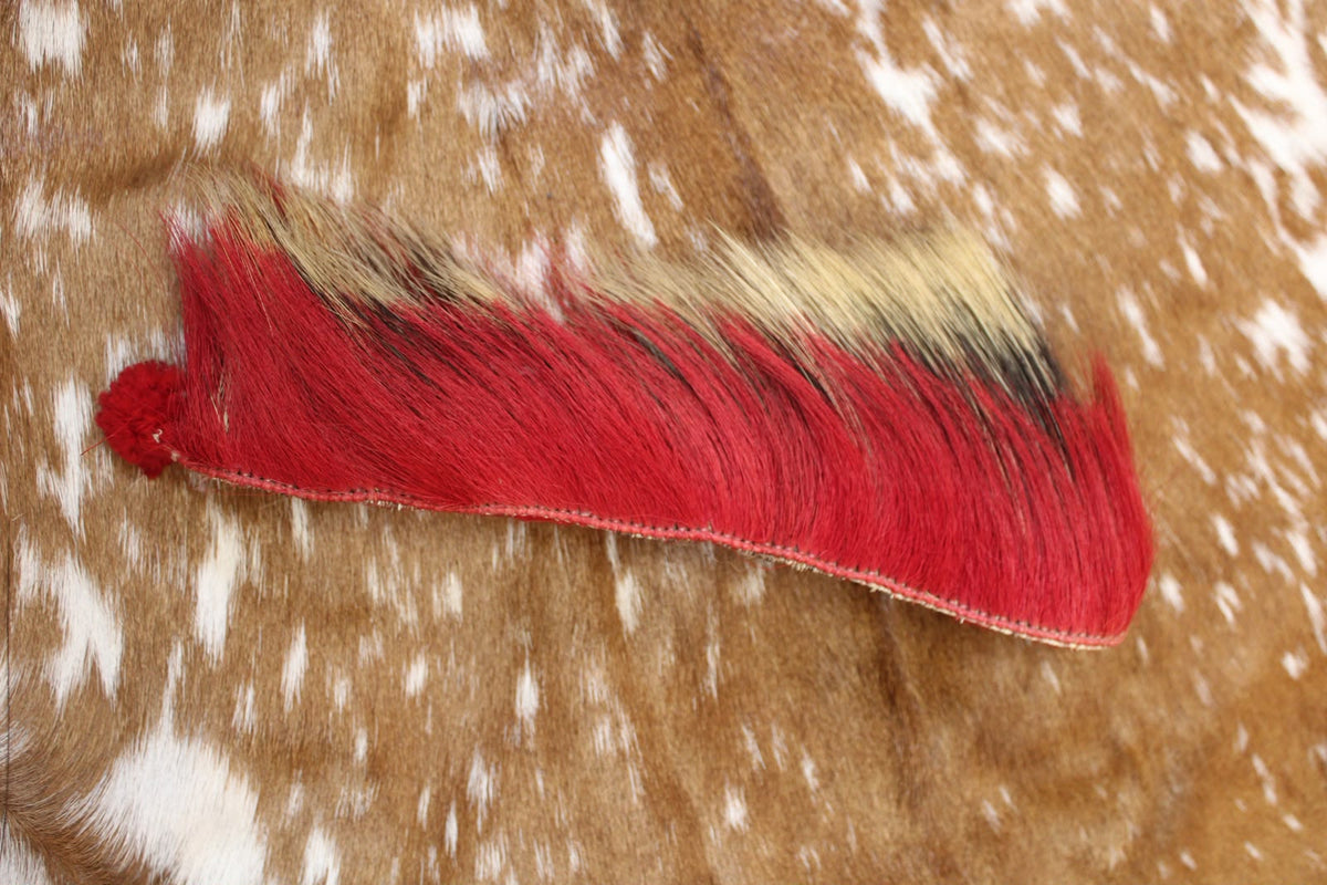 FHHD03 - porcupine hair roach native American ART