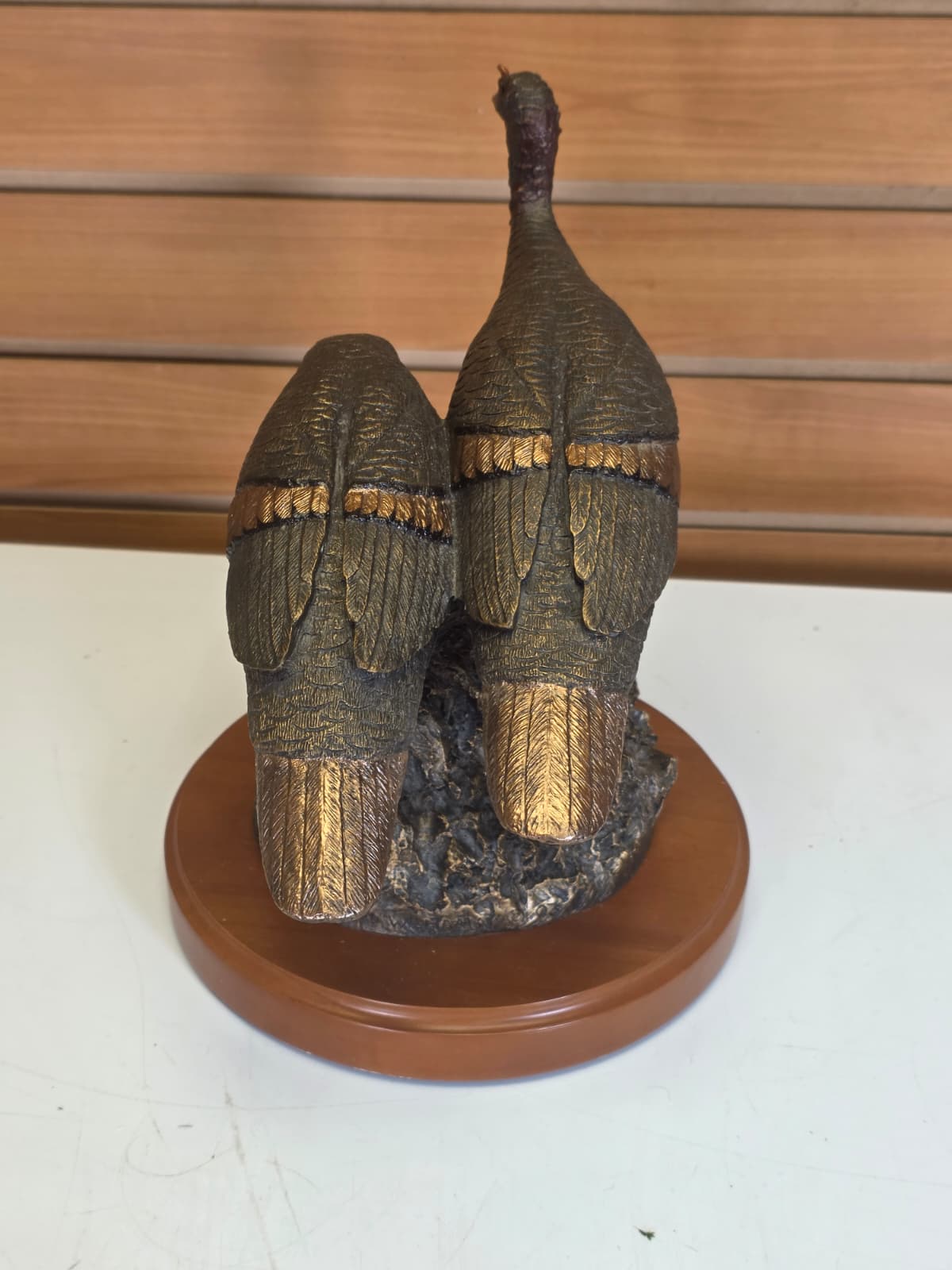 JTV25 - Double Take Turkey – Big Sky Carvers – 9" – Bronze Finish