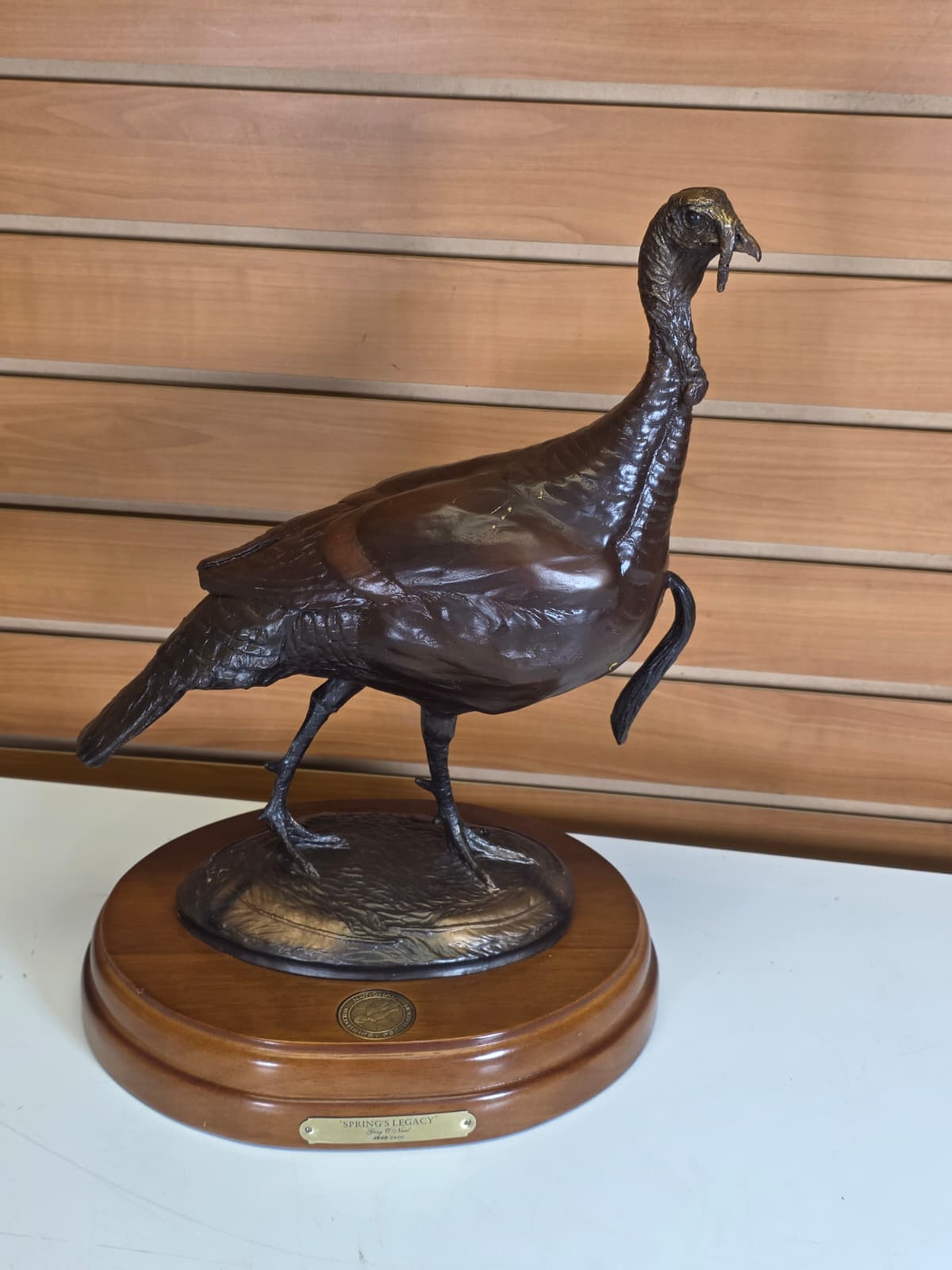 JTV127 -Springs Legacy Sculpture – Greg O’Neal – National Turkey Federation – 14½"