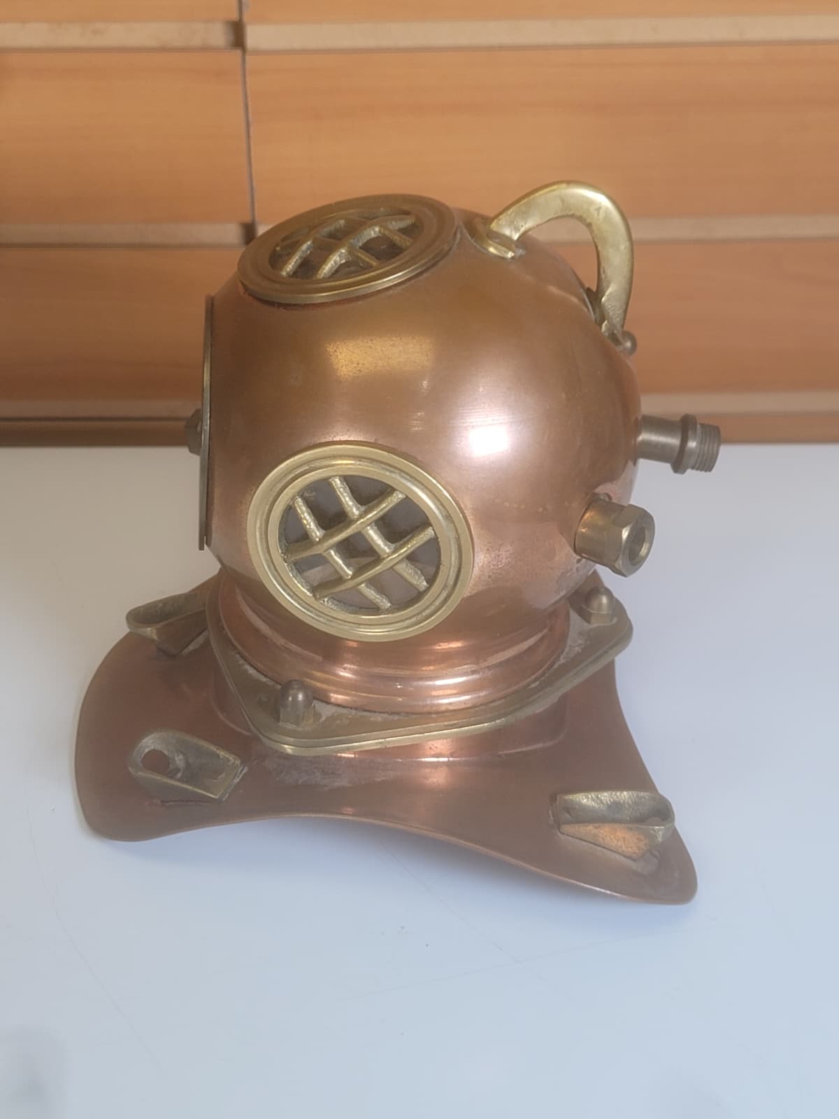 FHBR7 - Vintage Deep Sea Diving Helmet – Classic Copper Diver Helmet