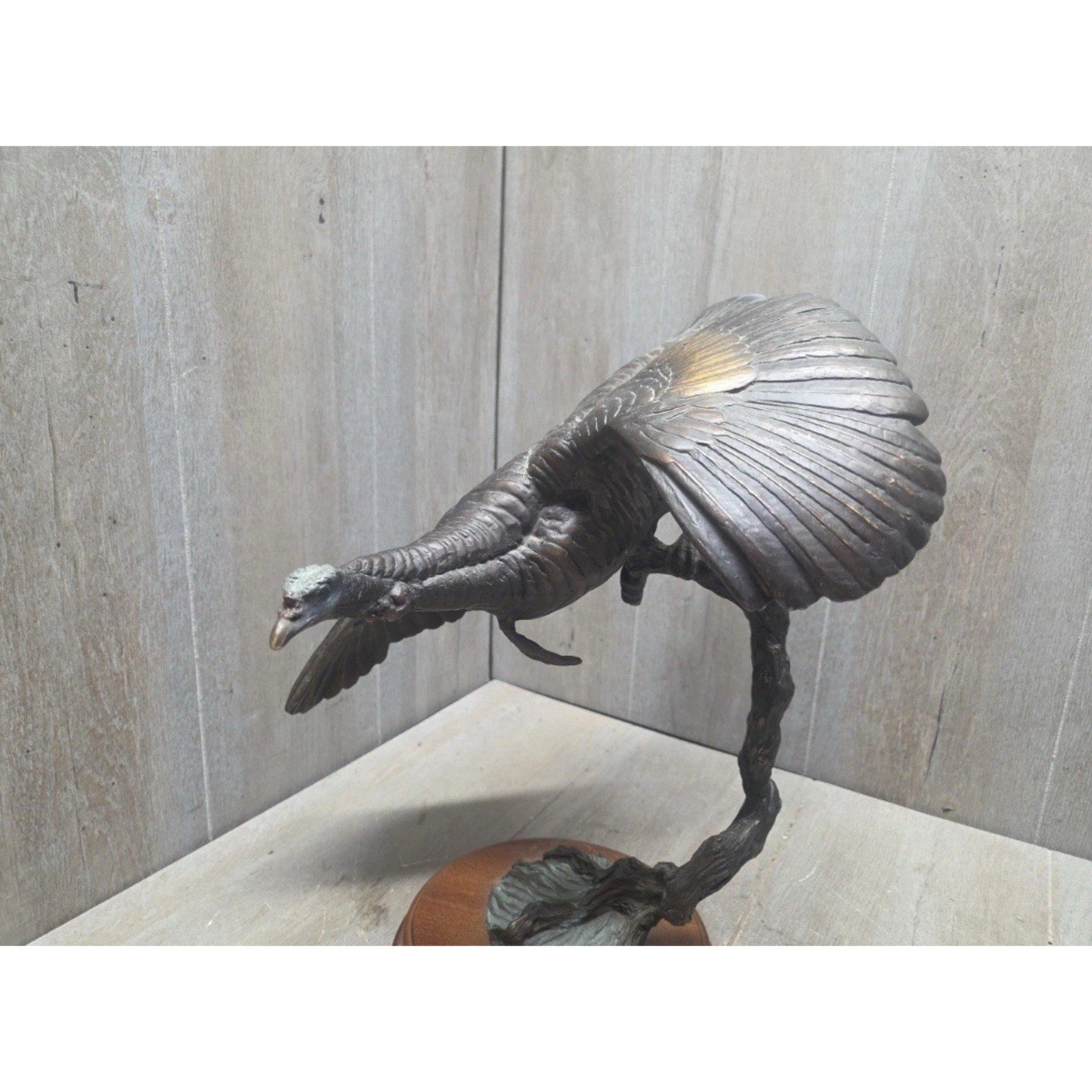 National Wild Turkey Foundation (NWTF) "Flying Down" by Greg O'Neal Bronze #337