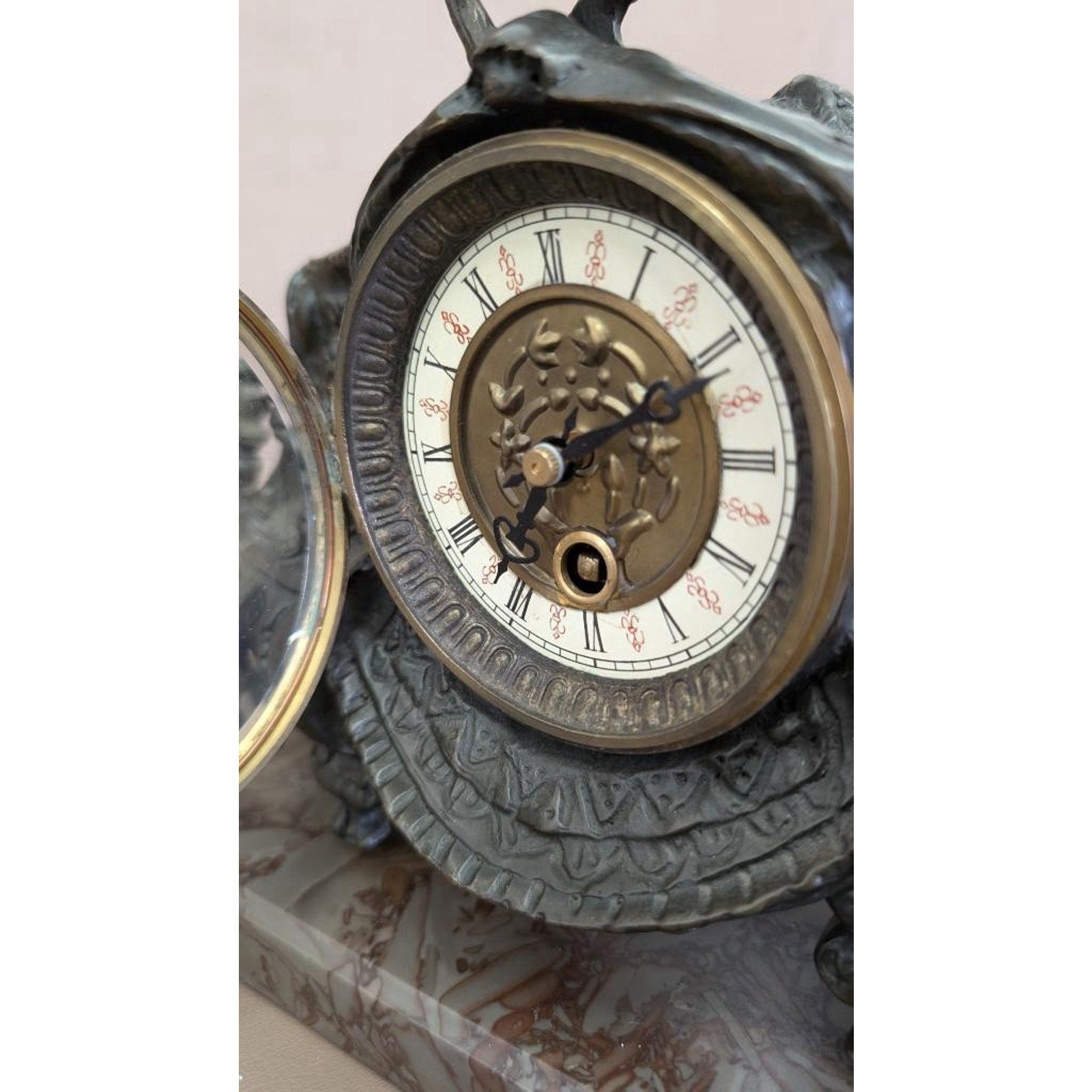 FHCOL1 - Metal Western Mantle Clock