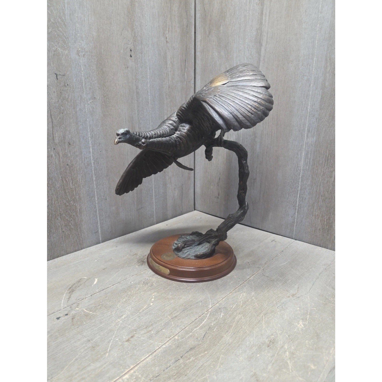 National Wild Turkey Foundation (NWTF) "Flying Down" by Greg O'Neal Bronze #337