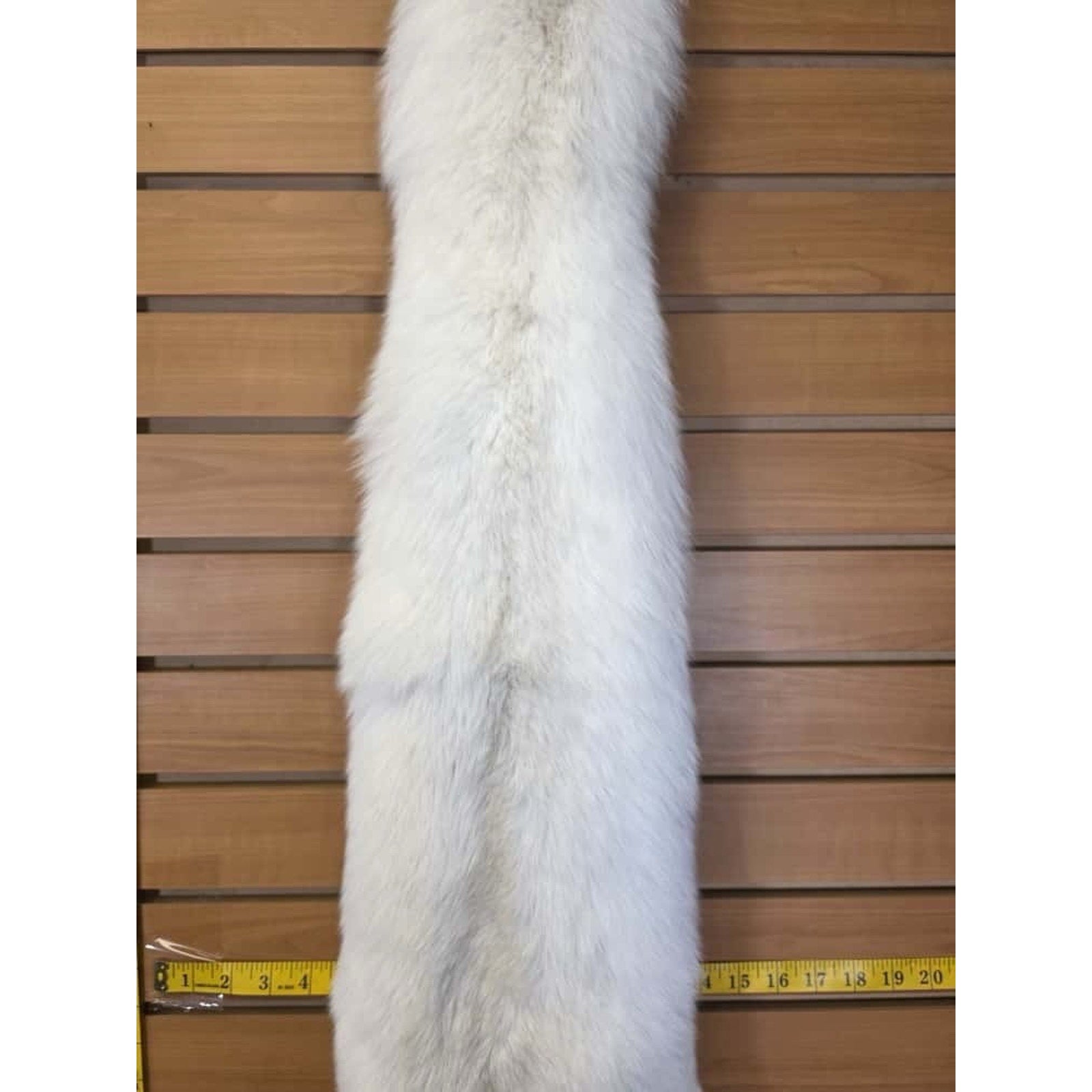 FHCM17 - Gorgeous White Ranch Fox Soft Tanned Fur