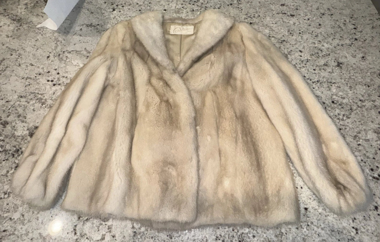 FHCO0825 - Conklin Furs Reno - Women's Vintage Real Fur Coat - Size Small