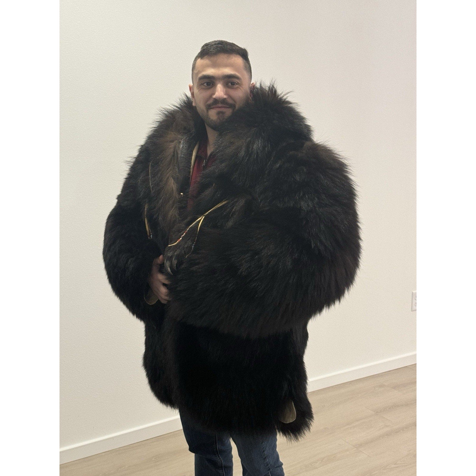 FHMGUl12 - Real Fur Coat Handmade Premium Fur