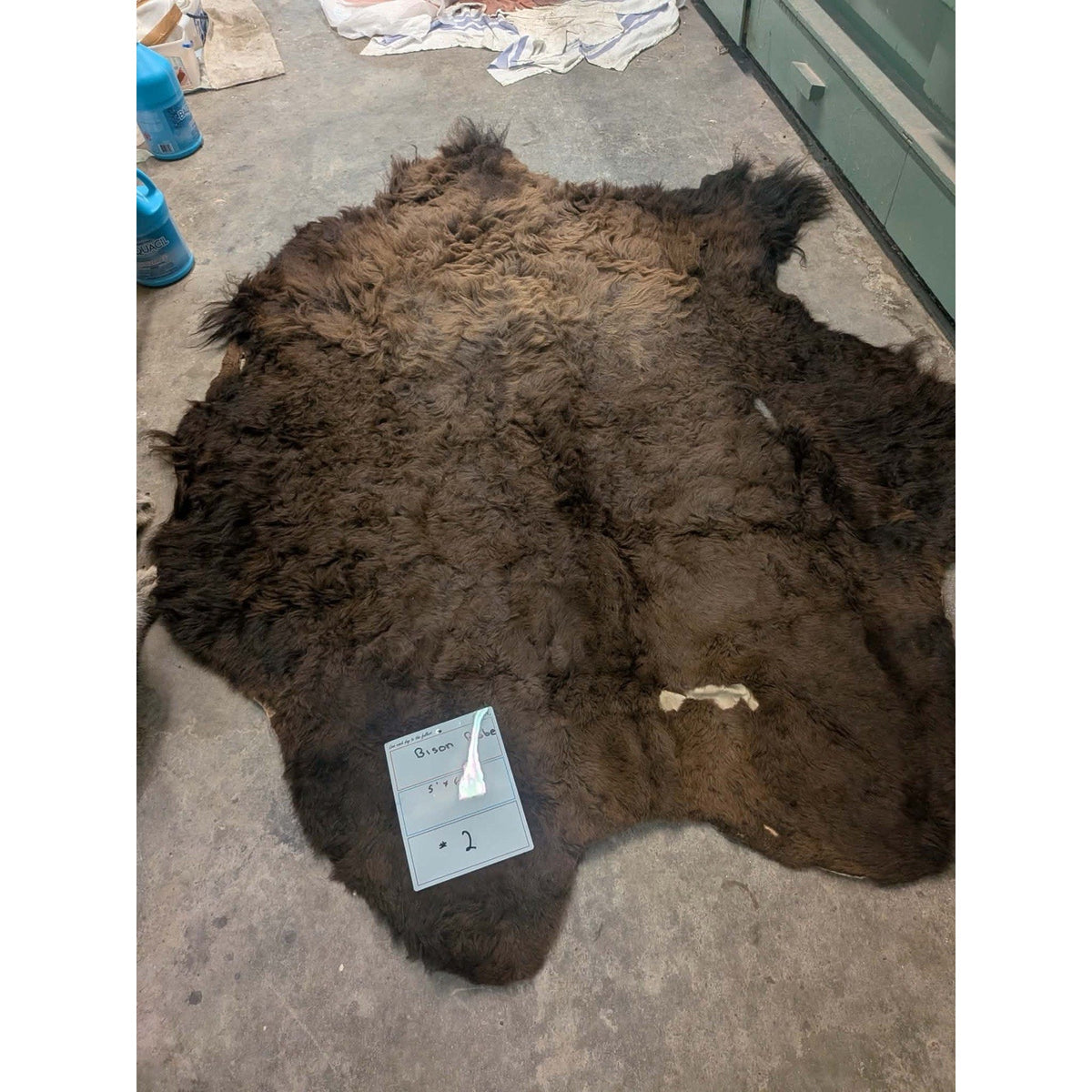 FHPATBF2 - Real Buffalo / Bison Tanned Taxidermy Rug Hide Brand New
