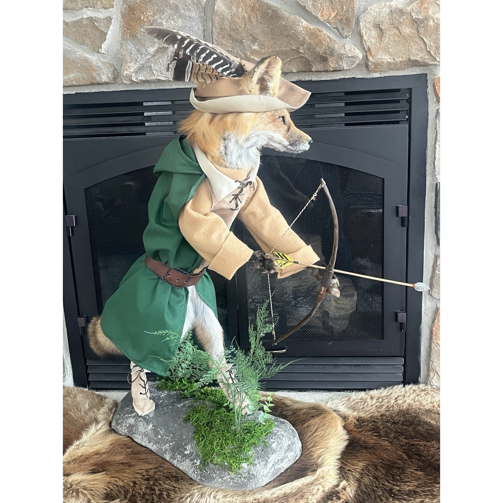 FHWL37 - Robinhood Red Fox Custom Made Taxidermy Mount