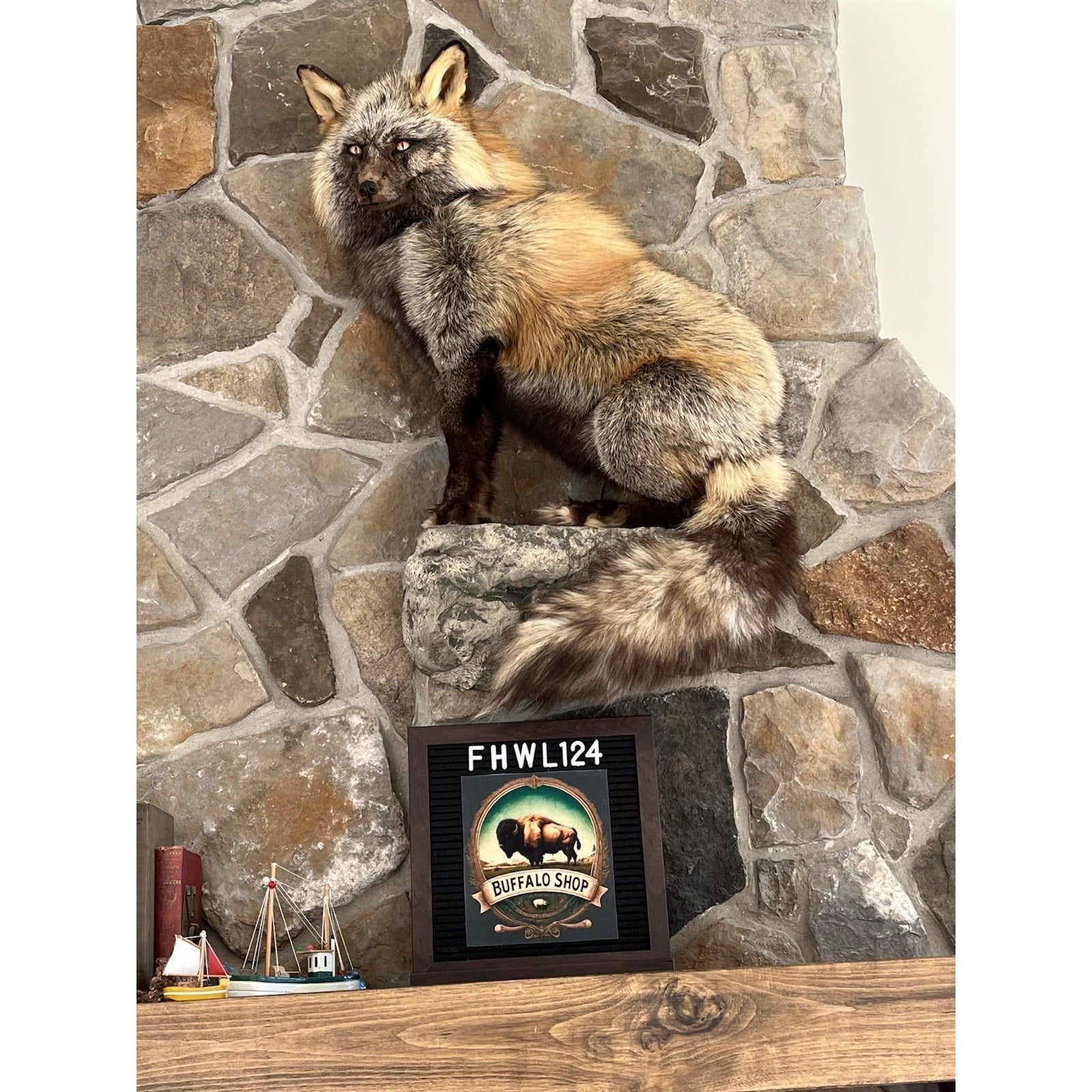 FHWL124 - Ranch Fox Taxidermy Full Body Mount