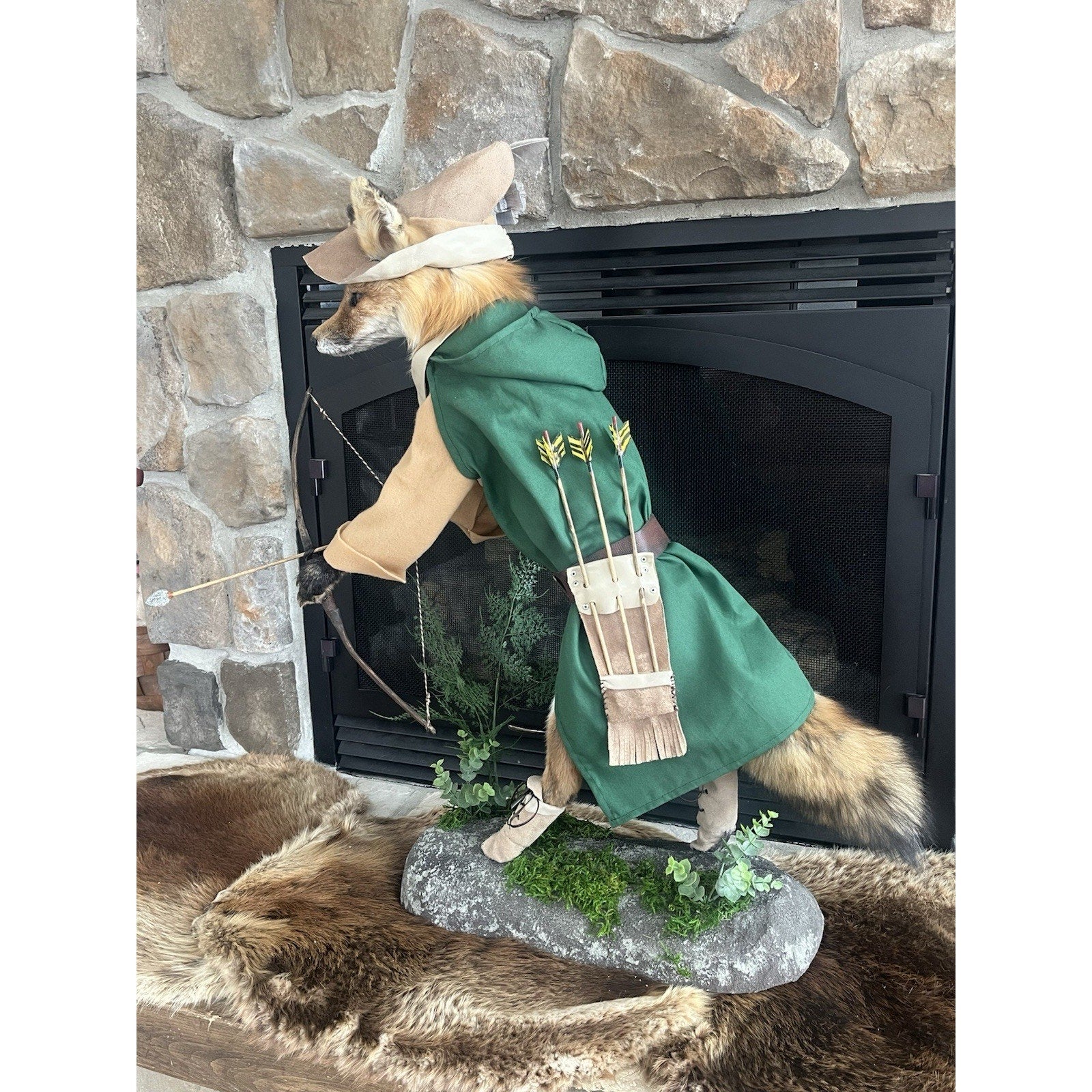 FHWL37 - Robinhood Red Fox Custom Made Taxidermy Mount