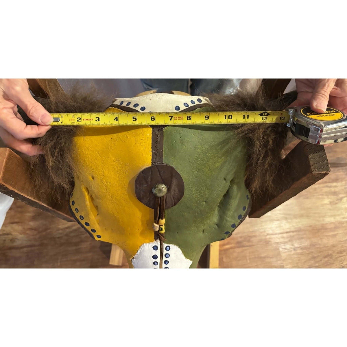 FHMMB1 - XXL Painted Buffalo / Bison Skull Taxidermy Mount