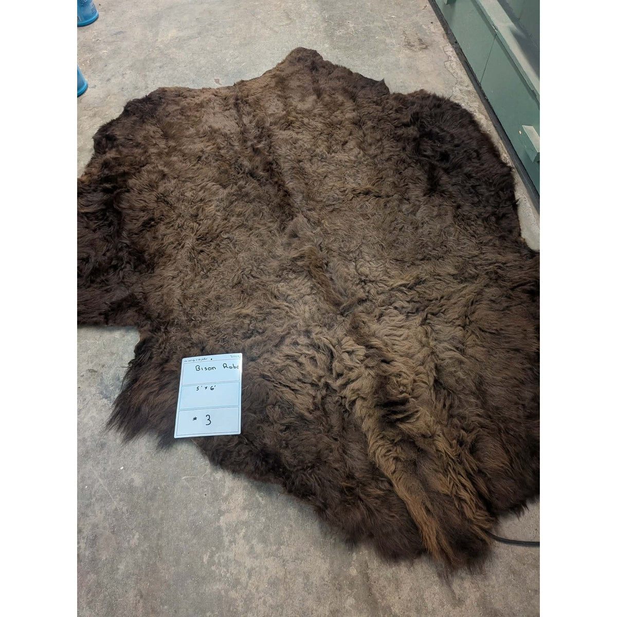 FHPATBF3- Real Buffalo / Bison Tanned Taxidermy Rug Hide Brand New