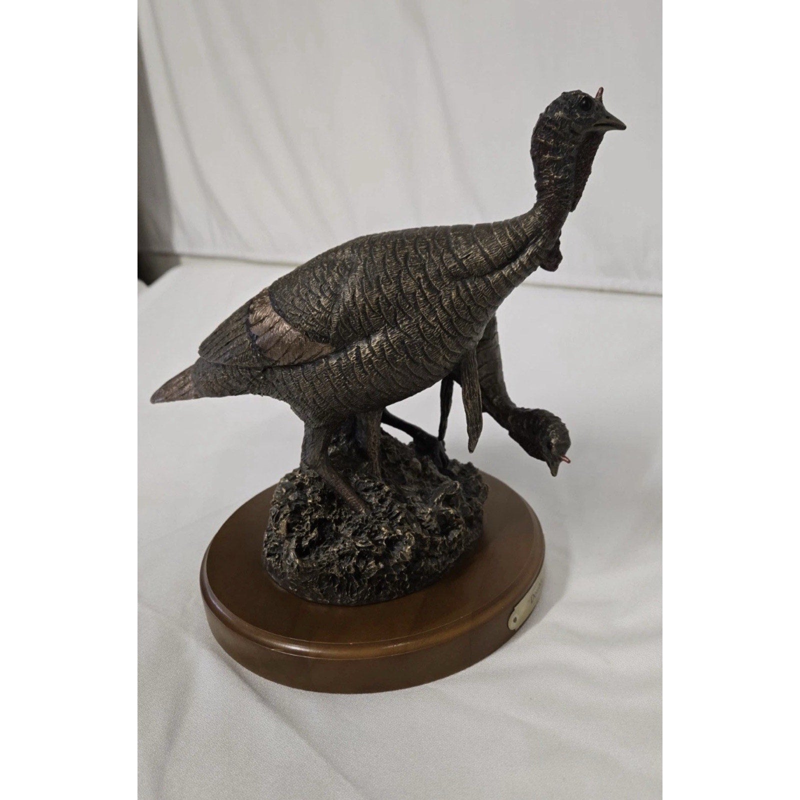 FHEB7493 - Big Sky Carvers “Double Take” Turkey Bronze Sculpture