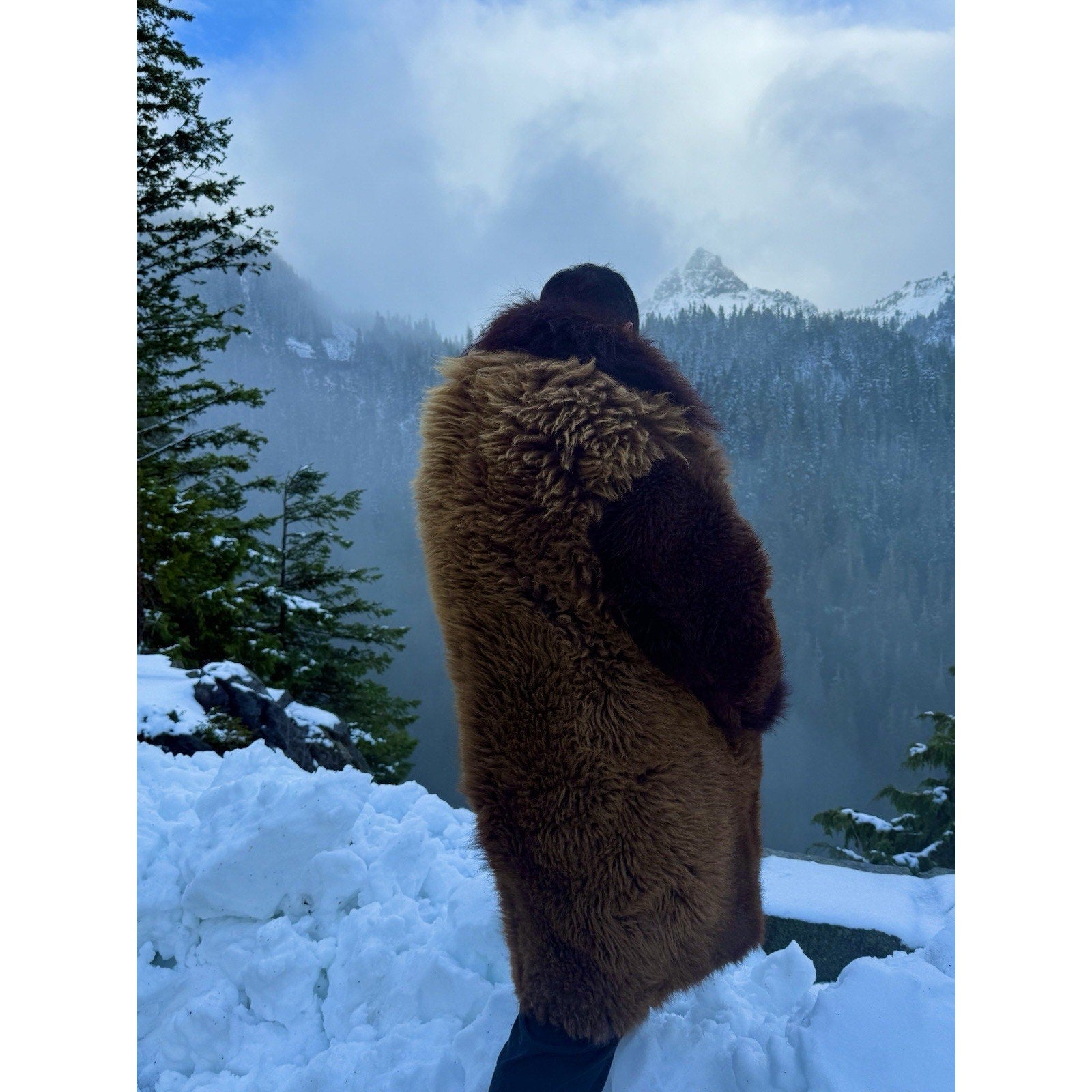 FHMG1 - Real bison Coat Handmade From Real bison