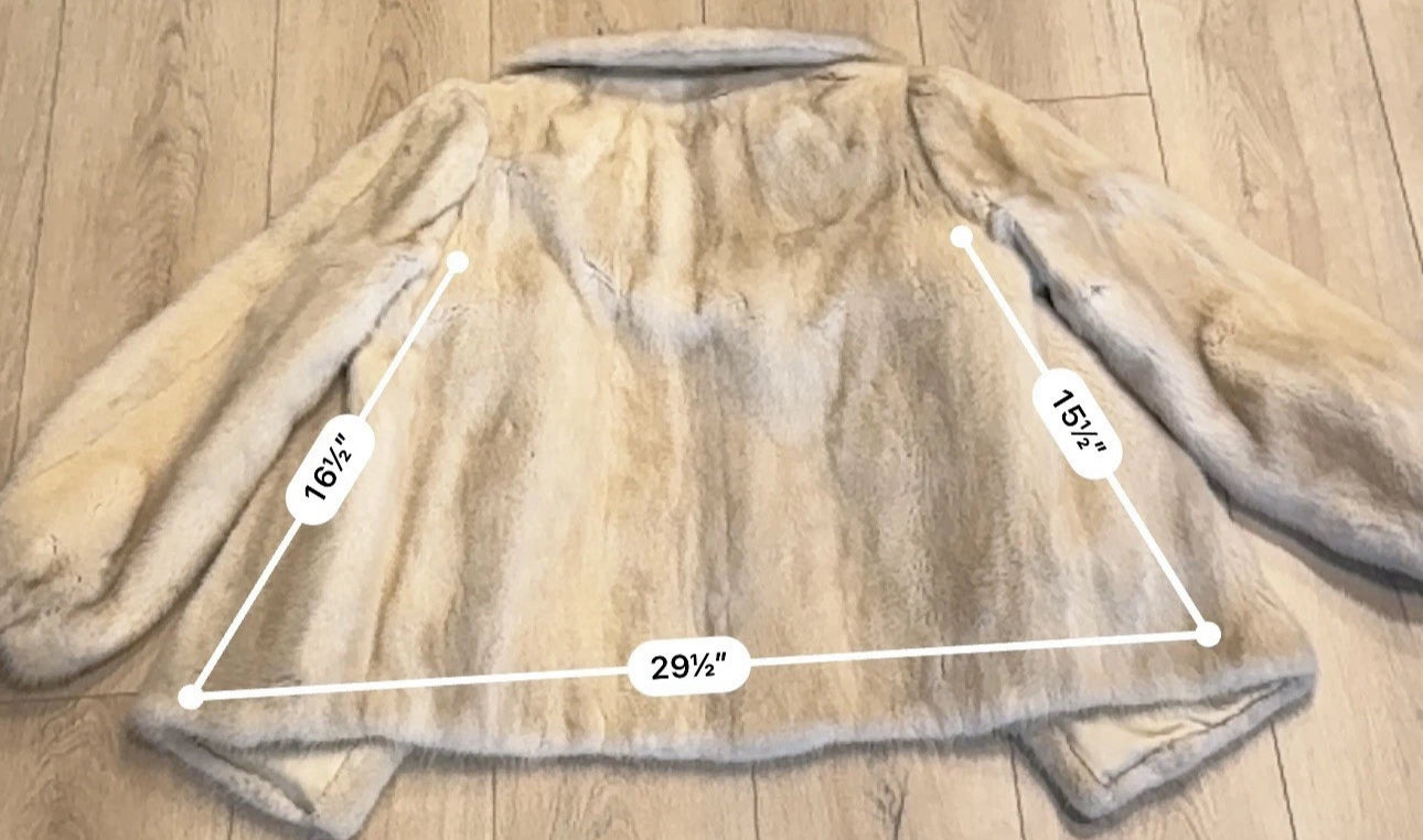 FHCO0825 - Conklin Furs Reno - Women's Vintage Real Fur Coat - Size Small