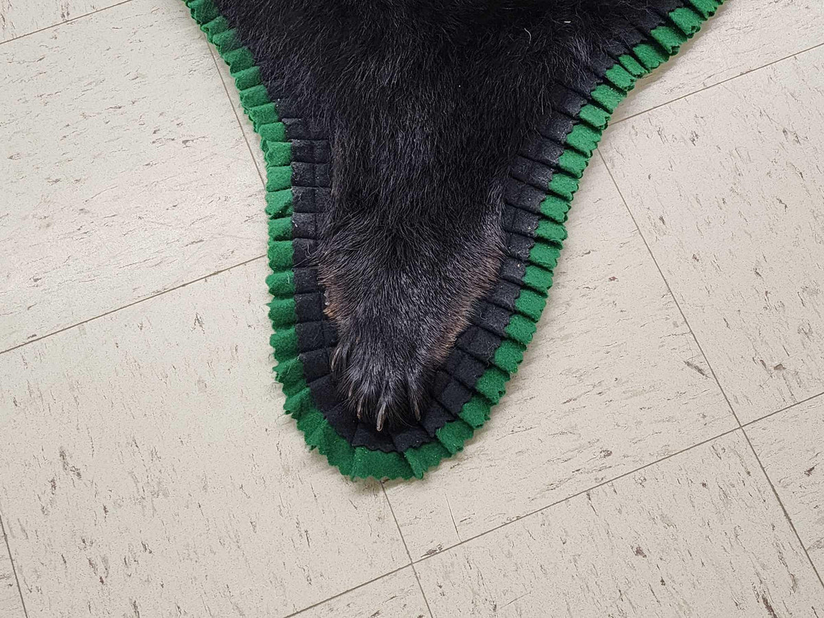 FH24k - Nice Black Bear Rug Taxidermy