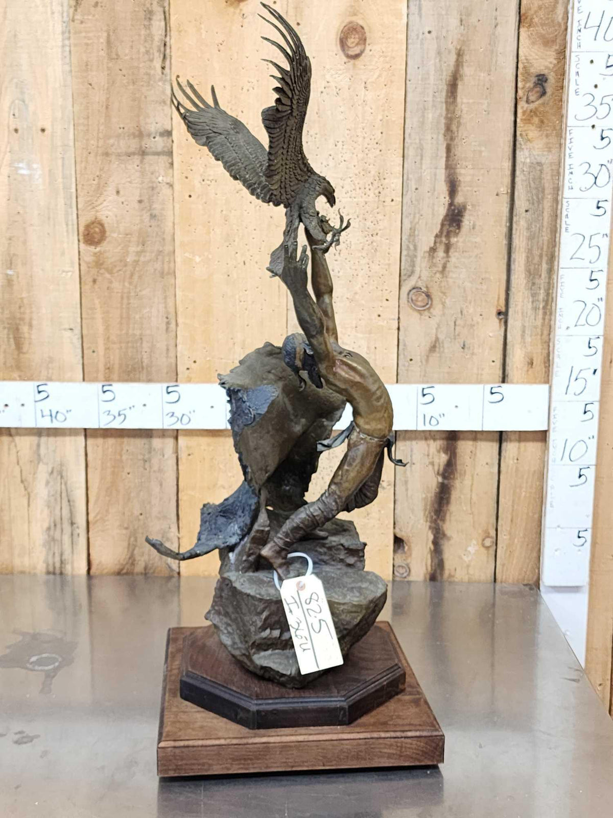 FH36U - William "Wally" Shoop Bronze " The Spirit " ( Eagle Catcher )