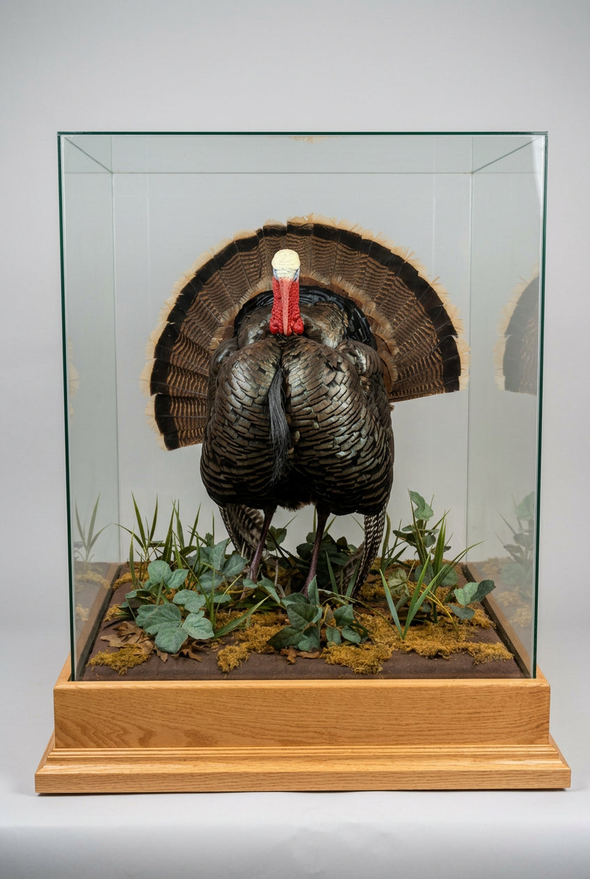FH52y - 3rd In The Series Of 4 Grand Slam Turkeys Bird Taxidermy