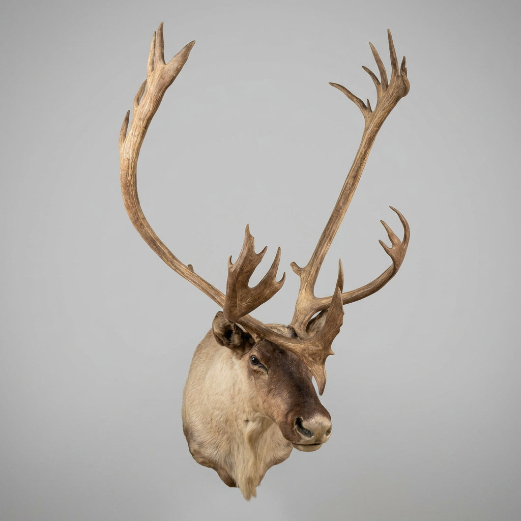 FH81 - Big Caribou Shoulder Mount Taxidermy