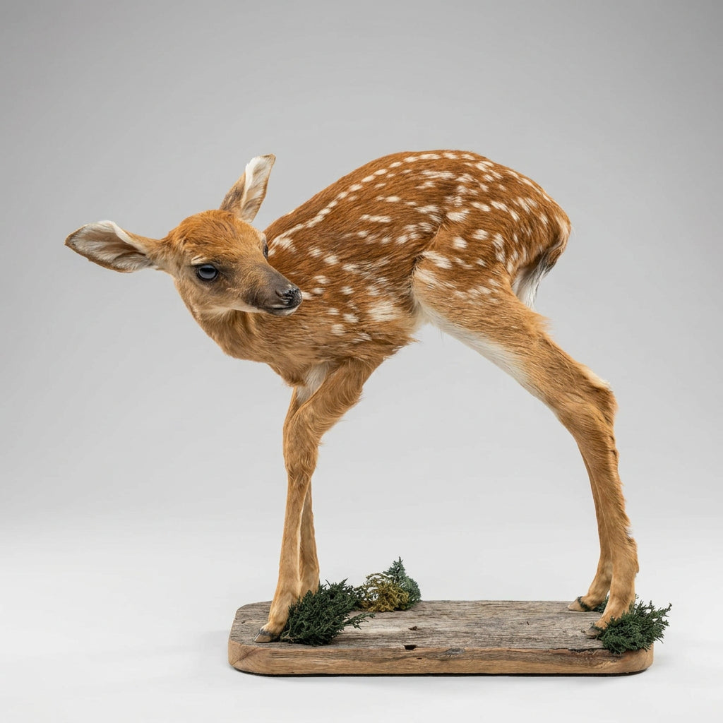 FH85 - Whitetail Fawn Full Body Taxidermy Mount