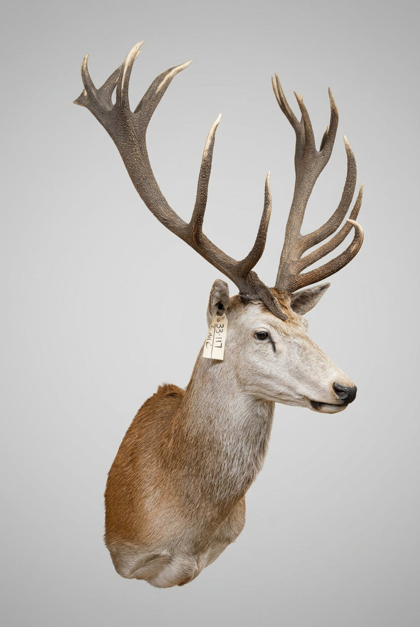 FH94C - Big Red Stag Shoulder Mount Taxidermy