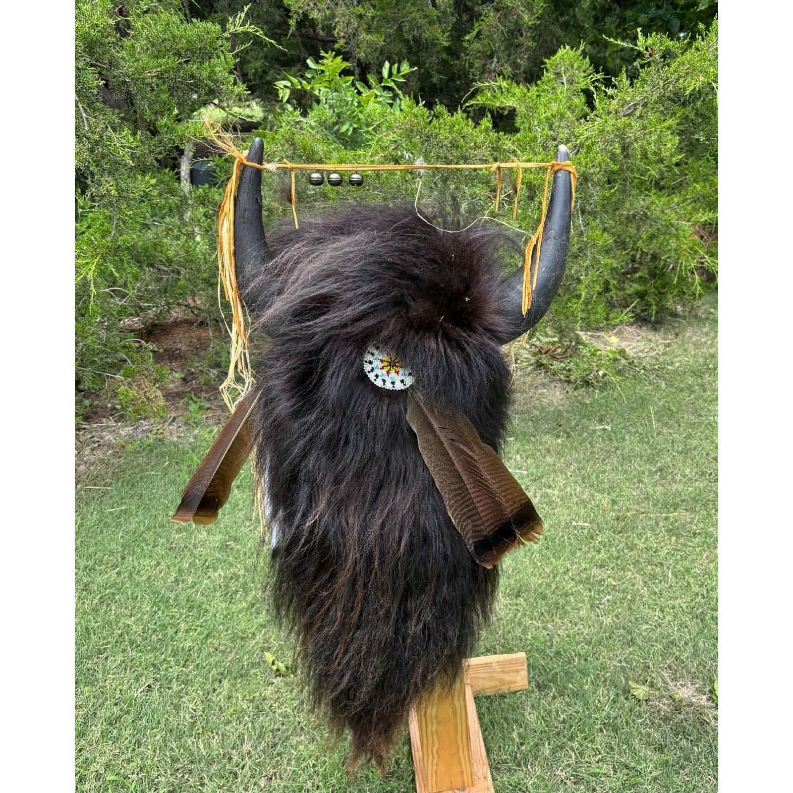 FHMM72 - Yak Ceremonial Headdress Taxidermy