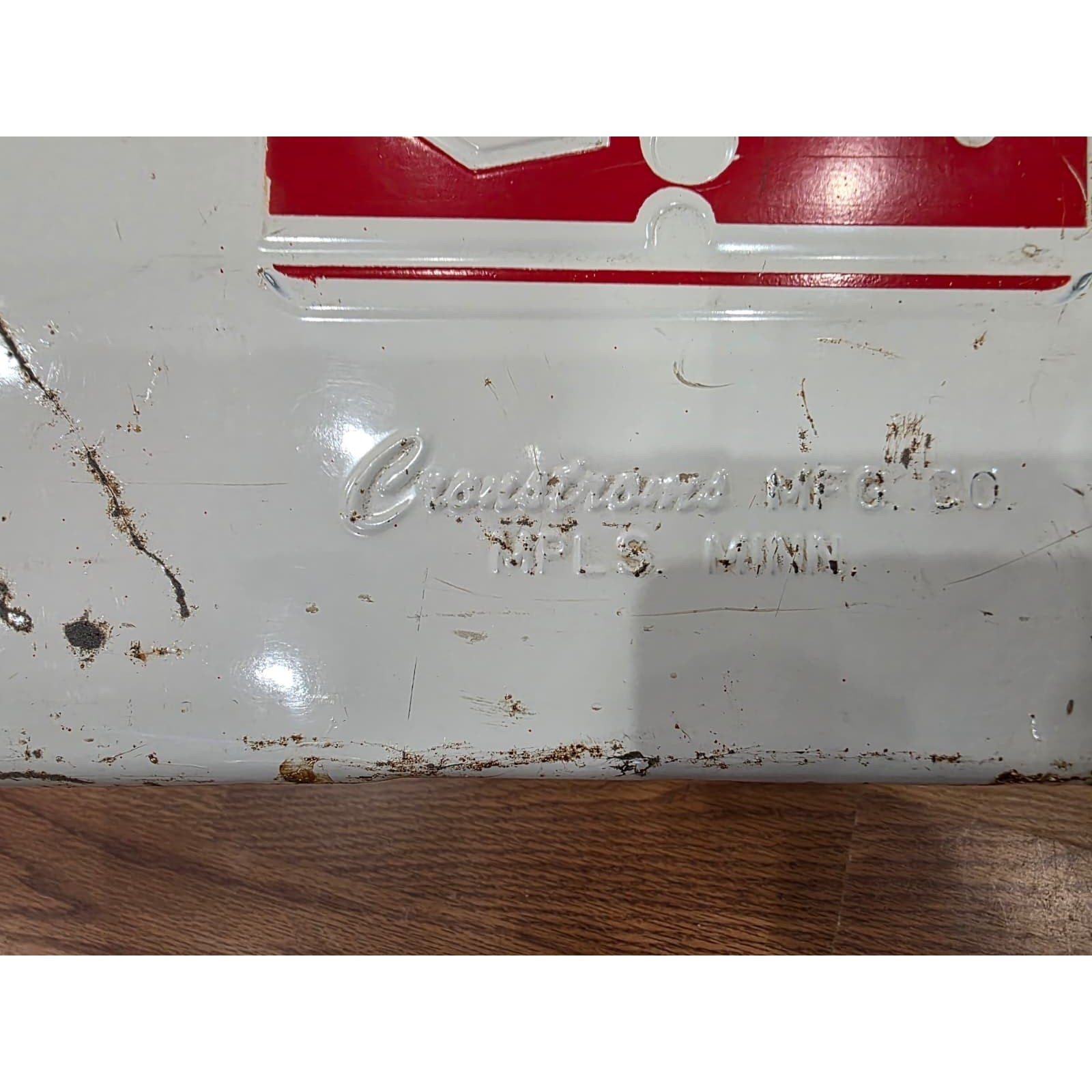 Fhaq1 - VTG Cromstroms Metal 7UP Beverage Cooler – Vintage Soda Advertising Coll