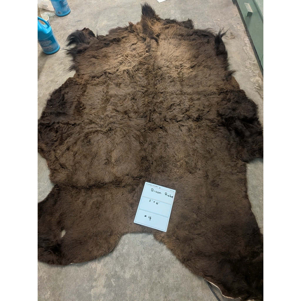 FHPATBF4 - Real Buffalo / Bison Tanned Taxidermy Rug Hide Brand New