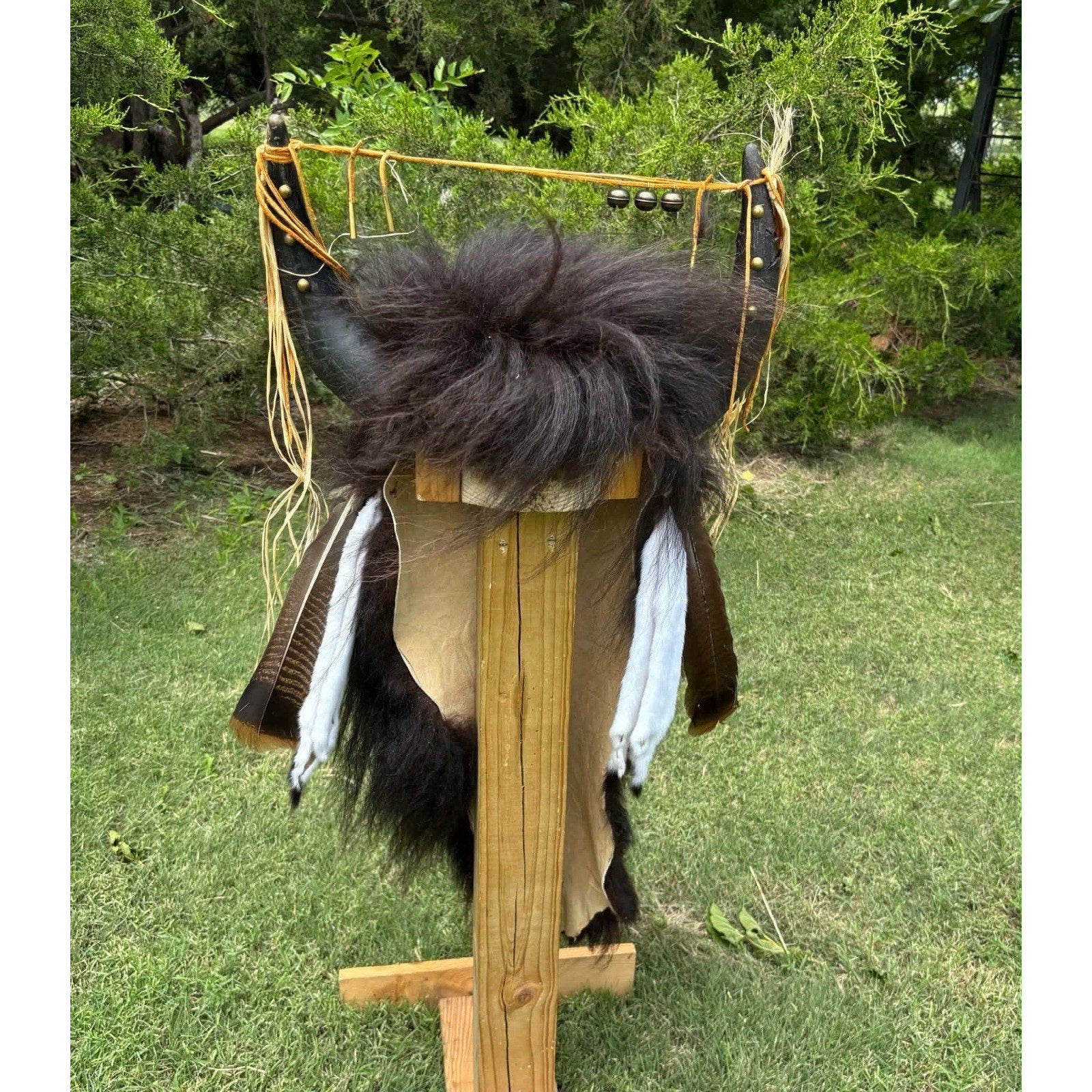 FHMM72 - Yak Ceremonial Headdress Taxidermy