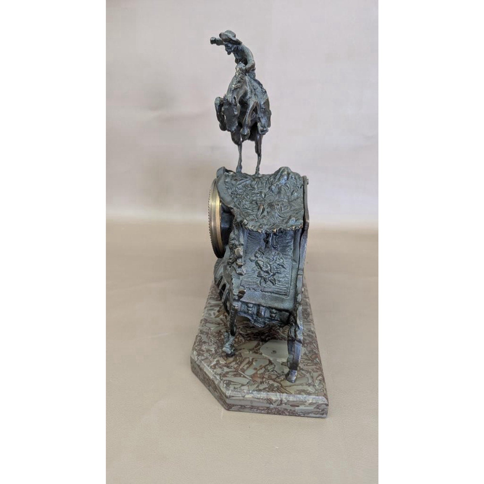 FHCOL1 - Metal Western Mantle Clock