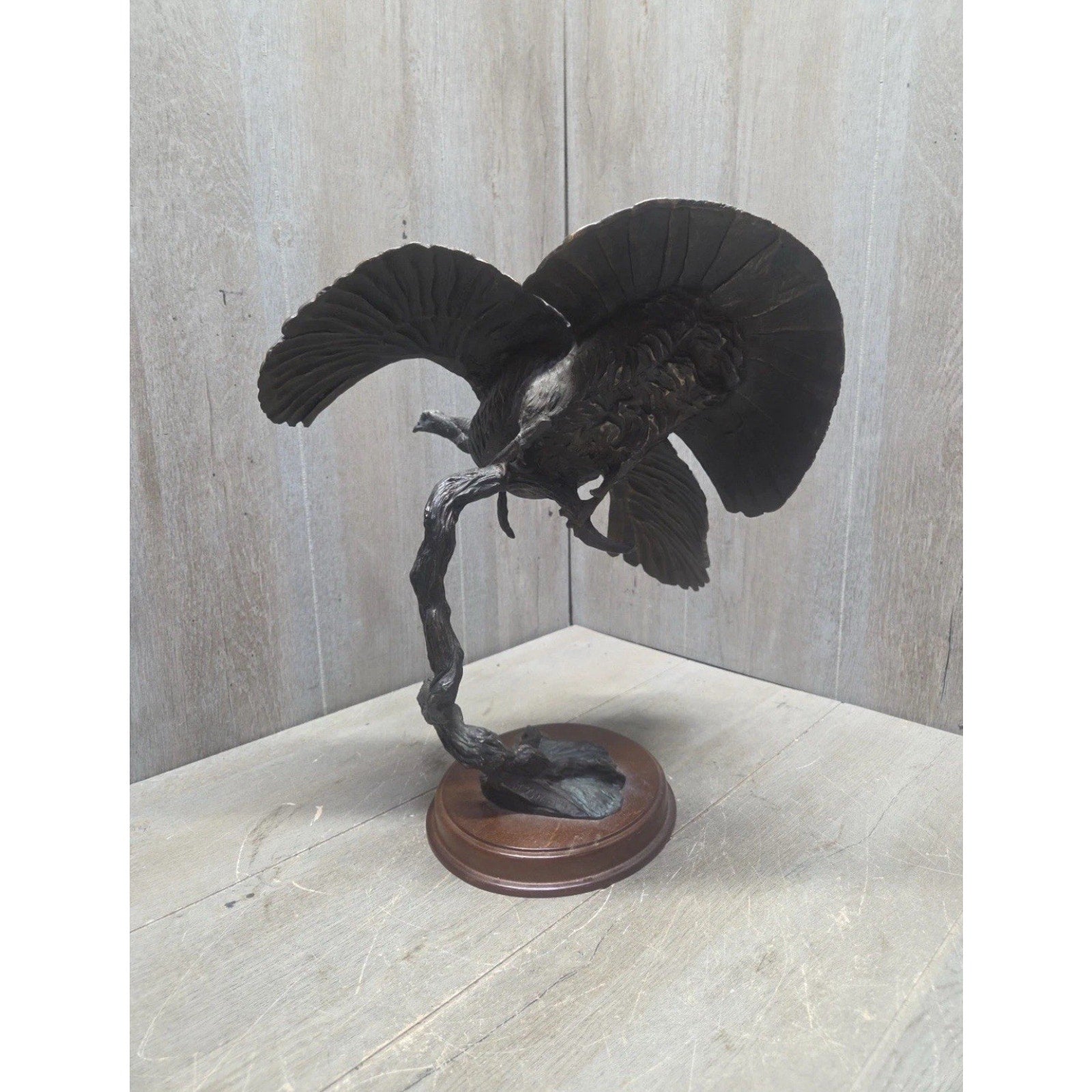 National Wild Turkey Foundation (NWTF) "Flying Down" by Greg O'Neal Bronze #337