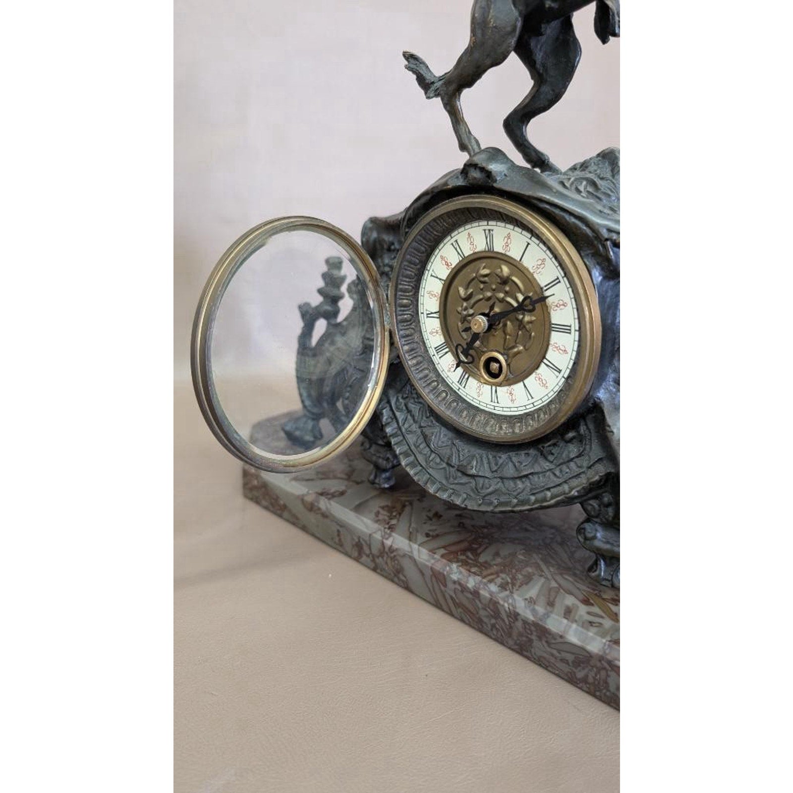 FHCOL1 - Metal Western Mantle Clock
