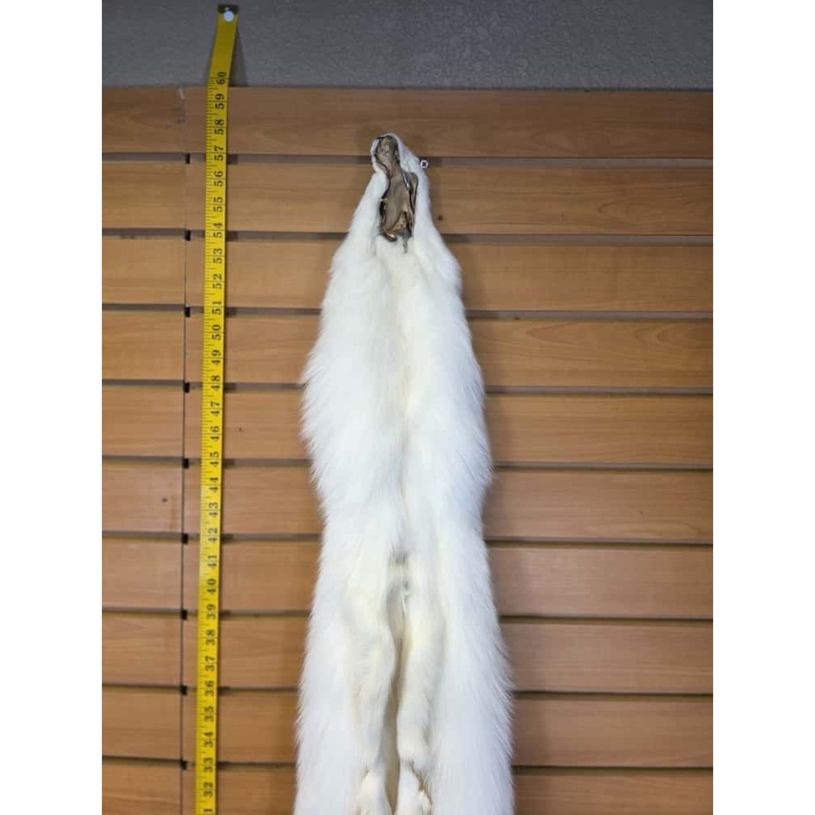 FHCM17 - Gorgeous White Ranch Fox Soft Tanned Fur