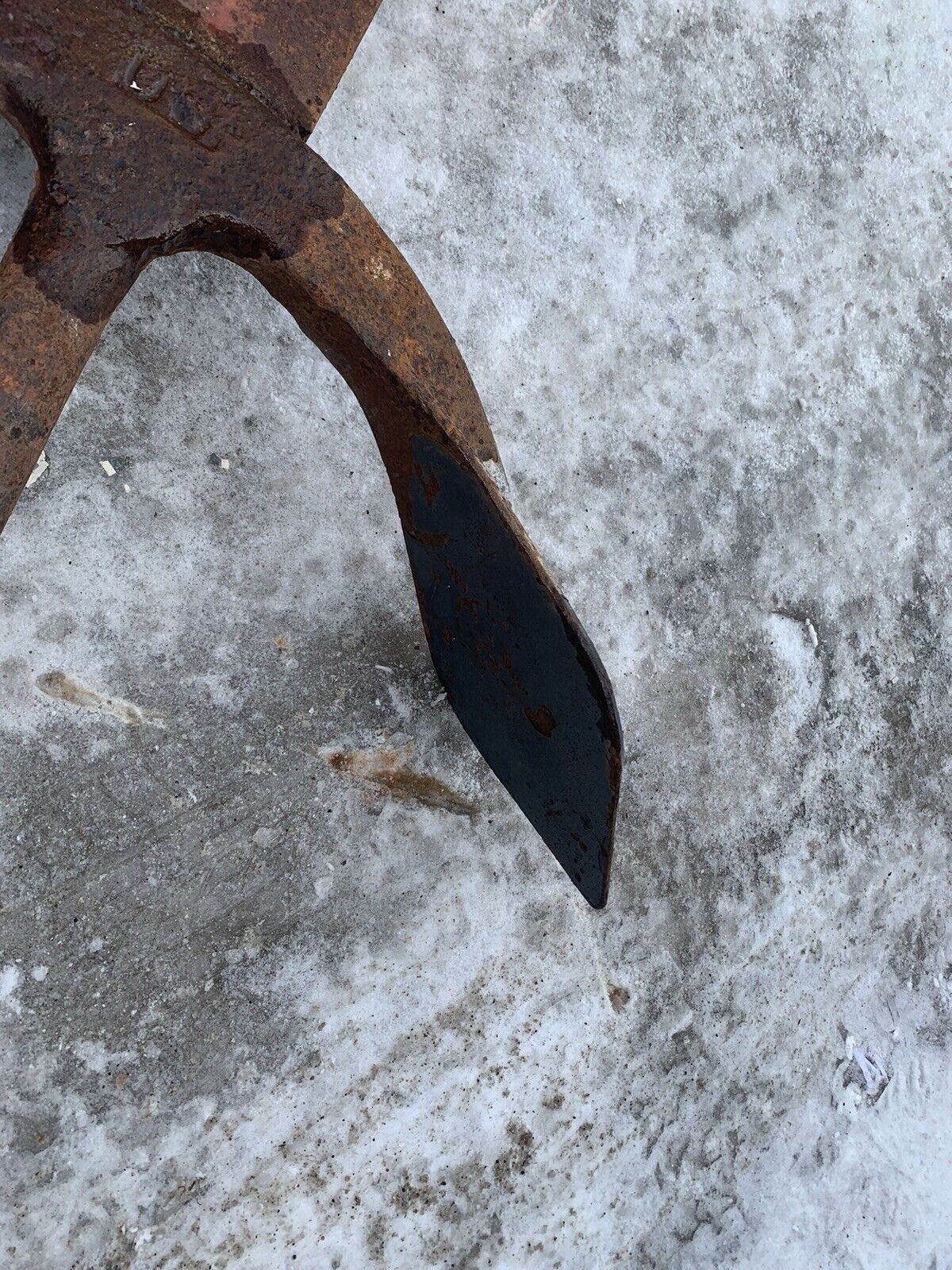 Very Old, very Large, very Heavy Original Antique Ship Anchor