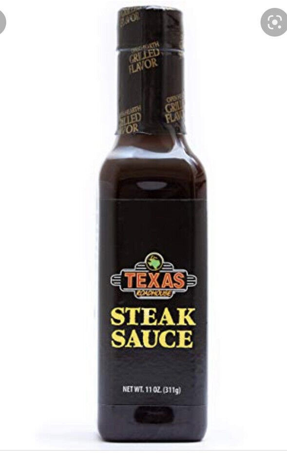 Texas Roadhouse Gold Steak Sauce 11oz Bottle (at Least 8 Months Till Expire Date