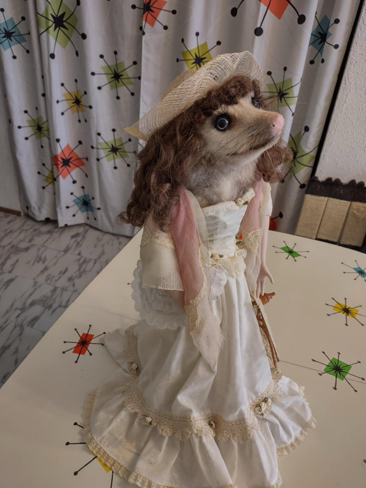 Nice NEW O'Possum Lifesize Mount  Taxidermy Log Cabin