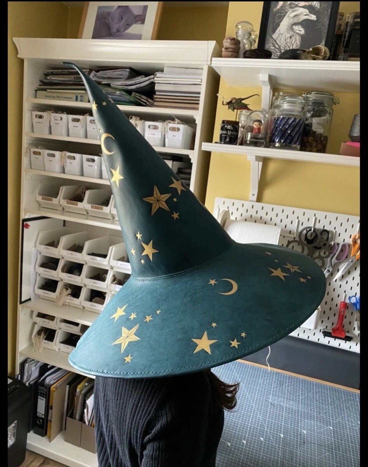 Custom Made Real Leather Wizard Adult Hat