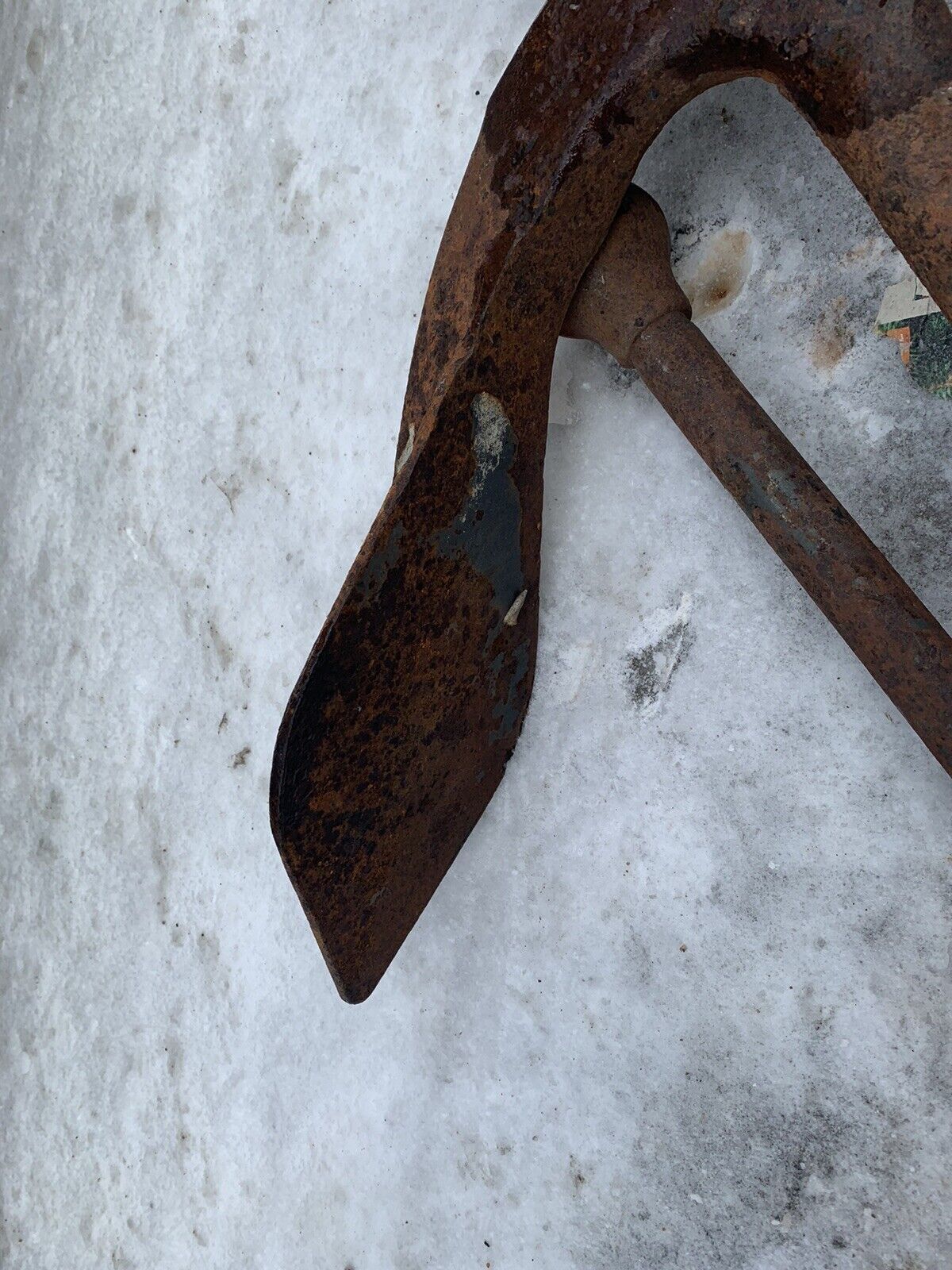 Very Old, very Large, very Heavy Original Antique Ship Anchor