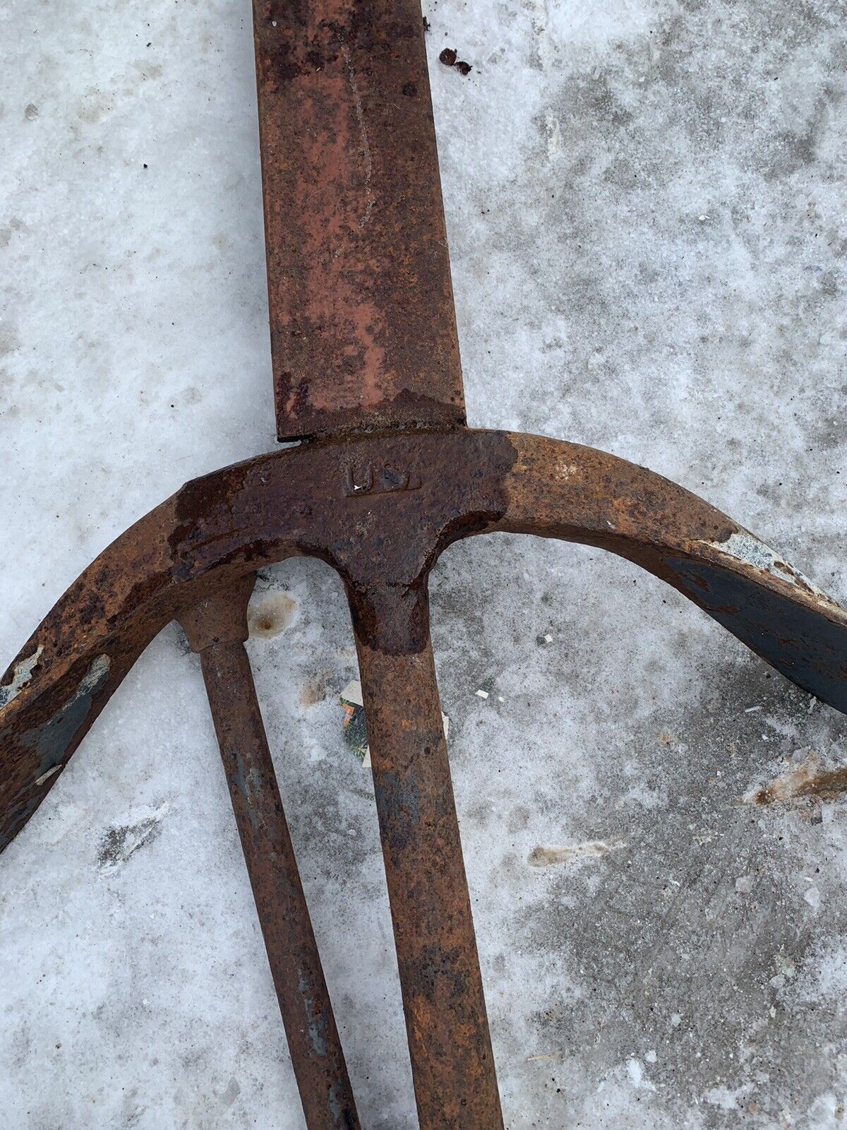 Very Old, very Large, very Heavy Original Antique Ship Anchor